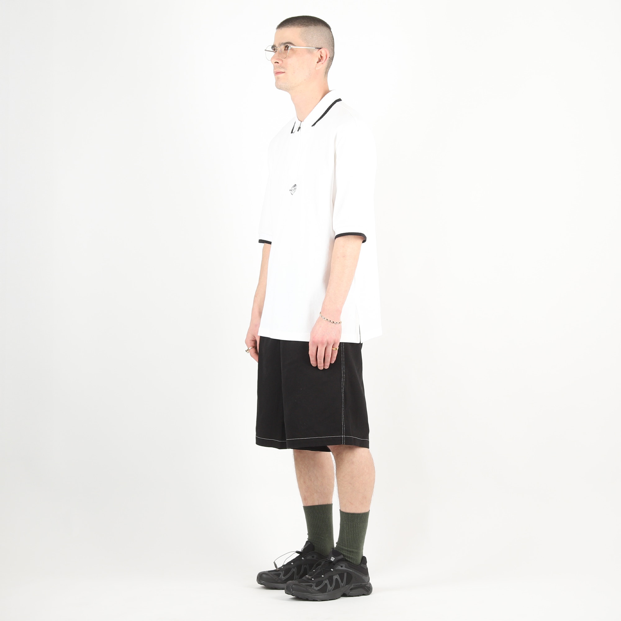 World Class Zip Polo - White product photo