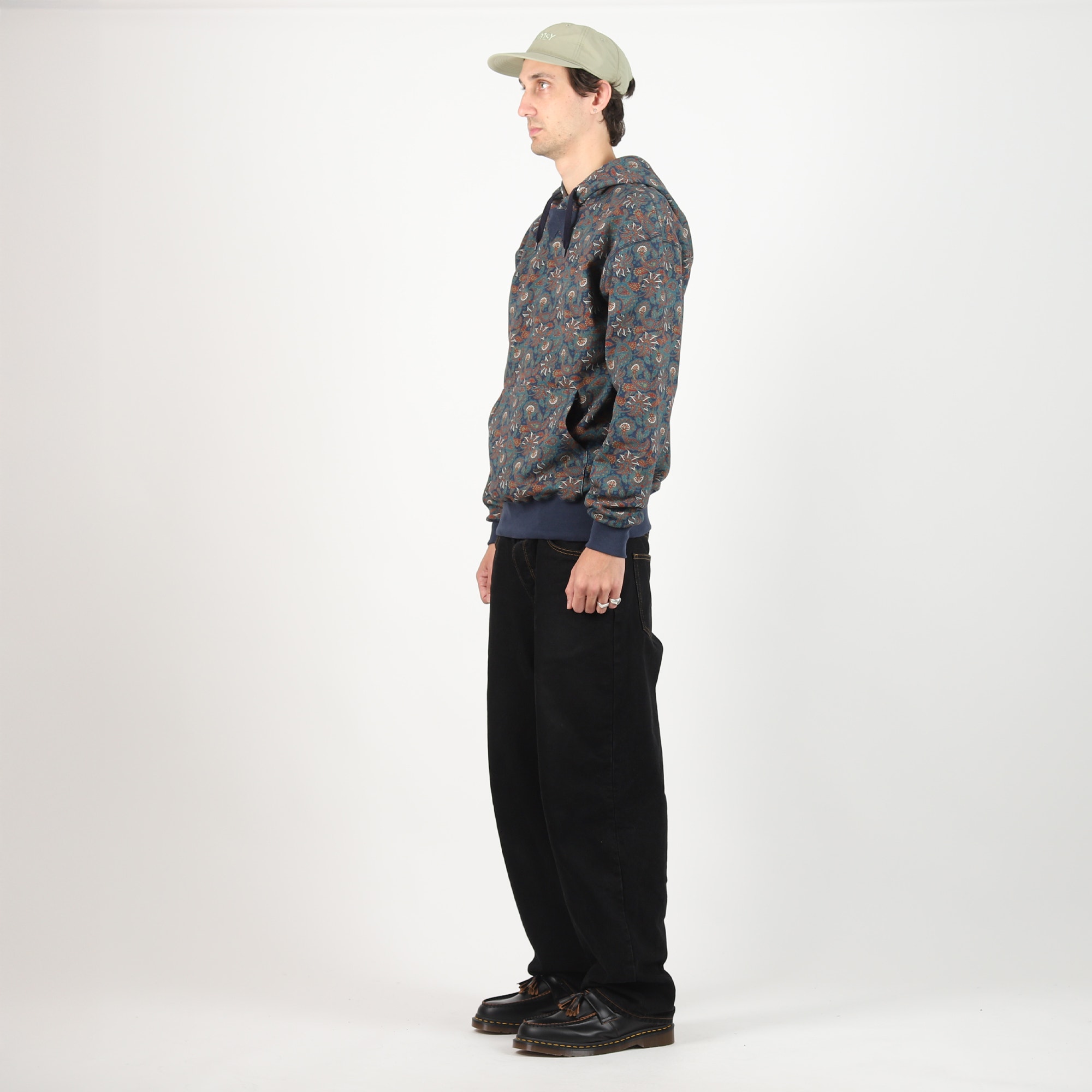 Paisley Hoodie - Navy product photo