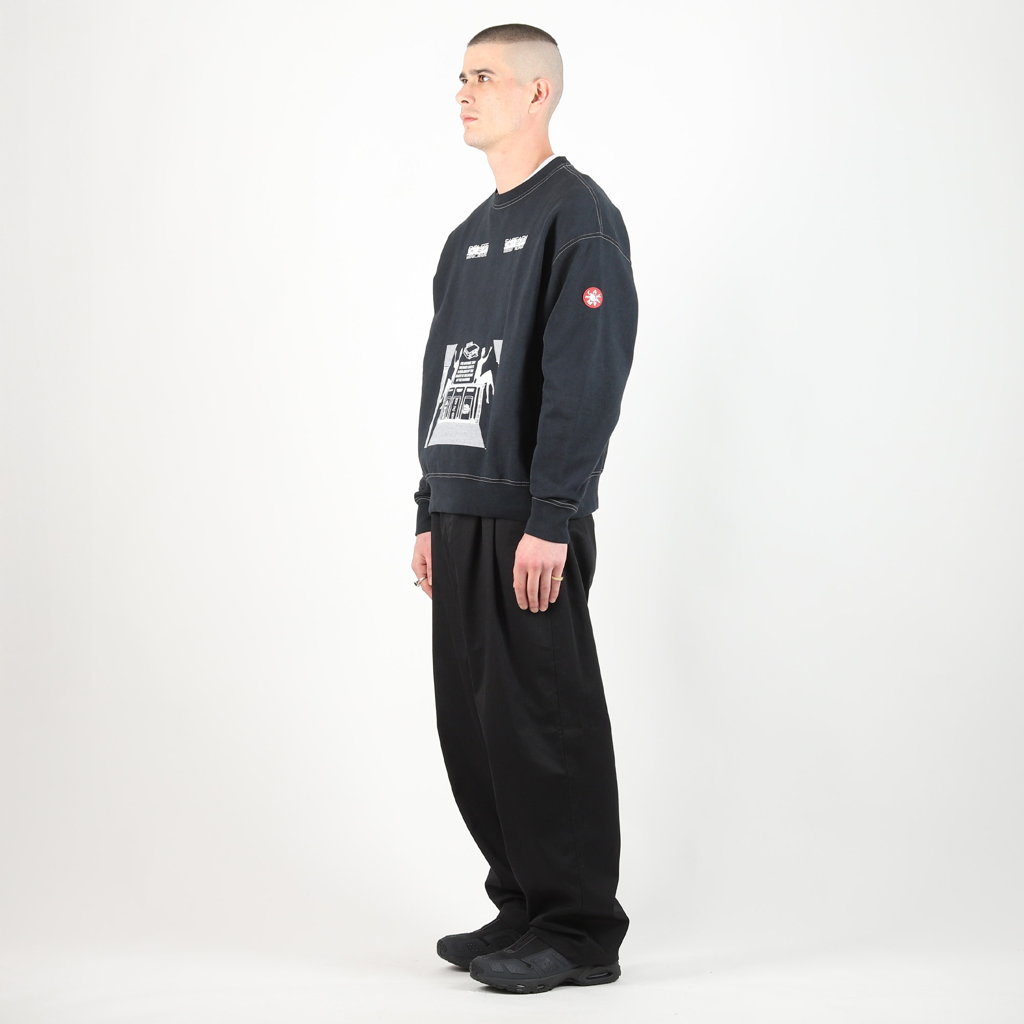 Overdye MD Machines Crewneck - Black product photo