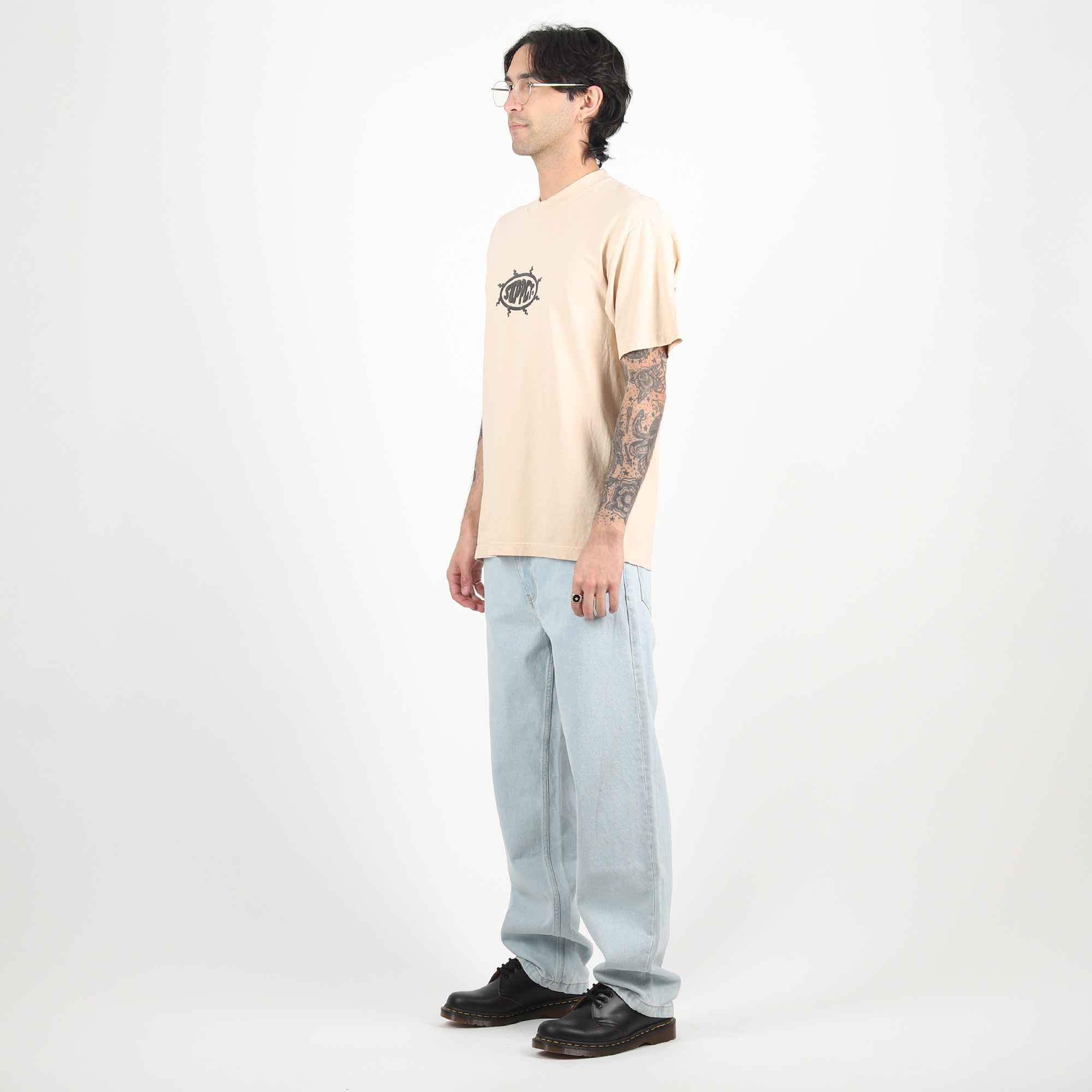 Sunburst SS T-Shirt - Beige product photo