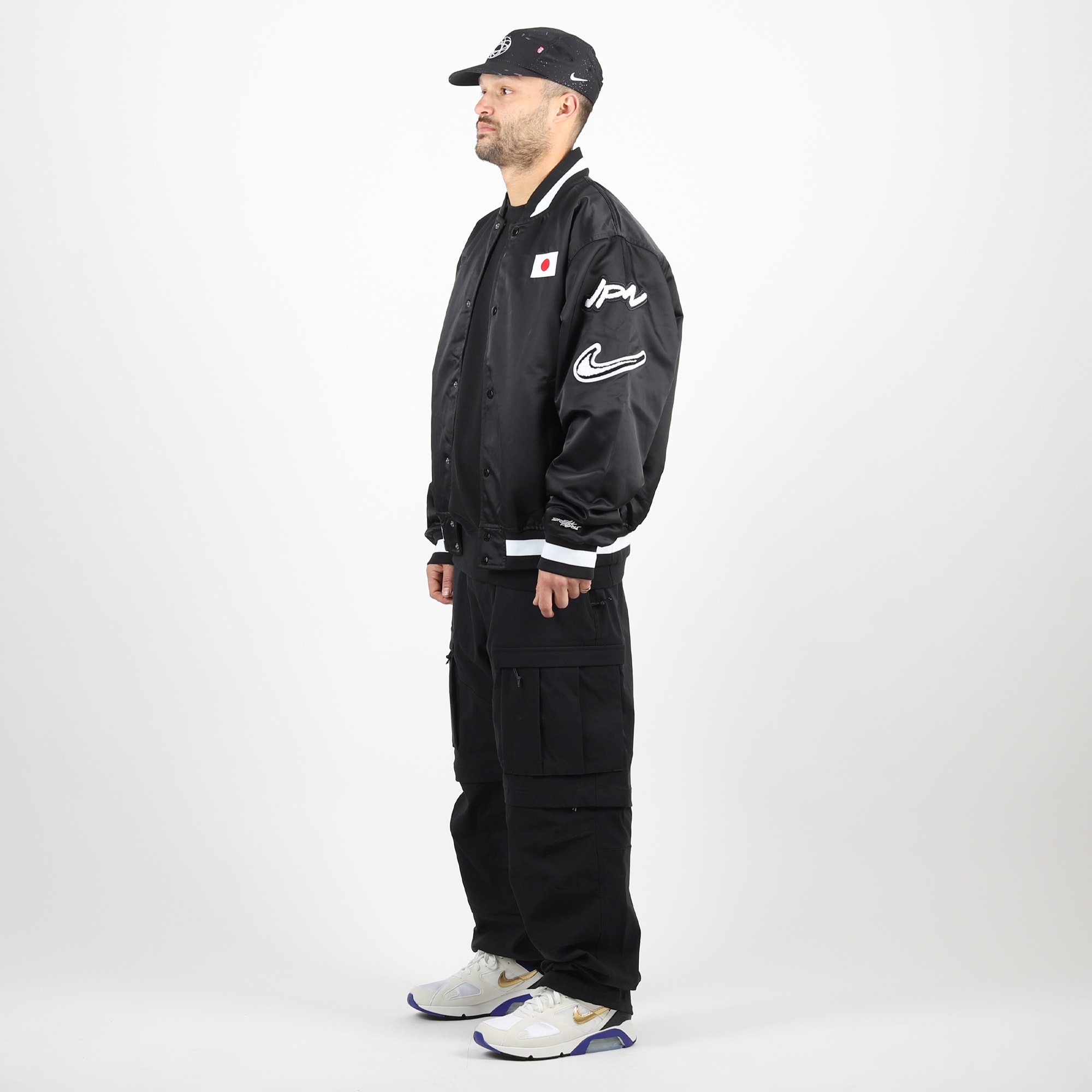 Nike Satin Japan Dugout Jacket OLY - Black product photo