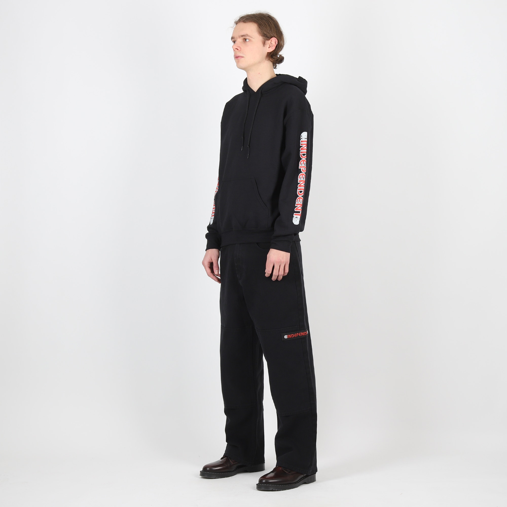 Half Mask Indy Hoodie - Black product photo