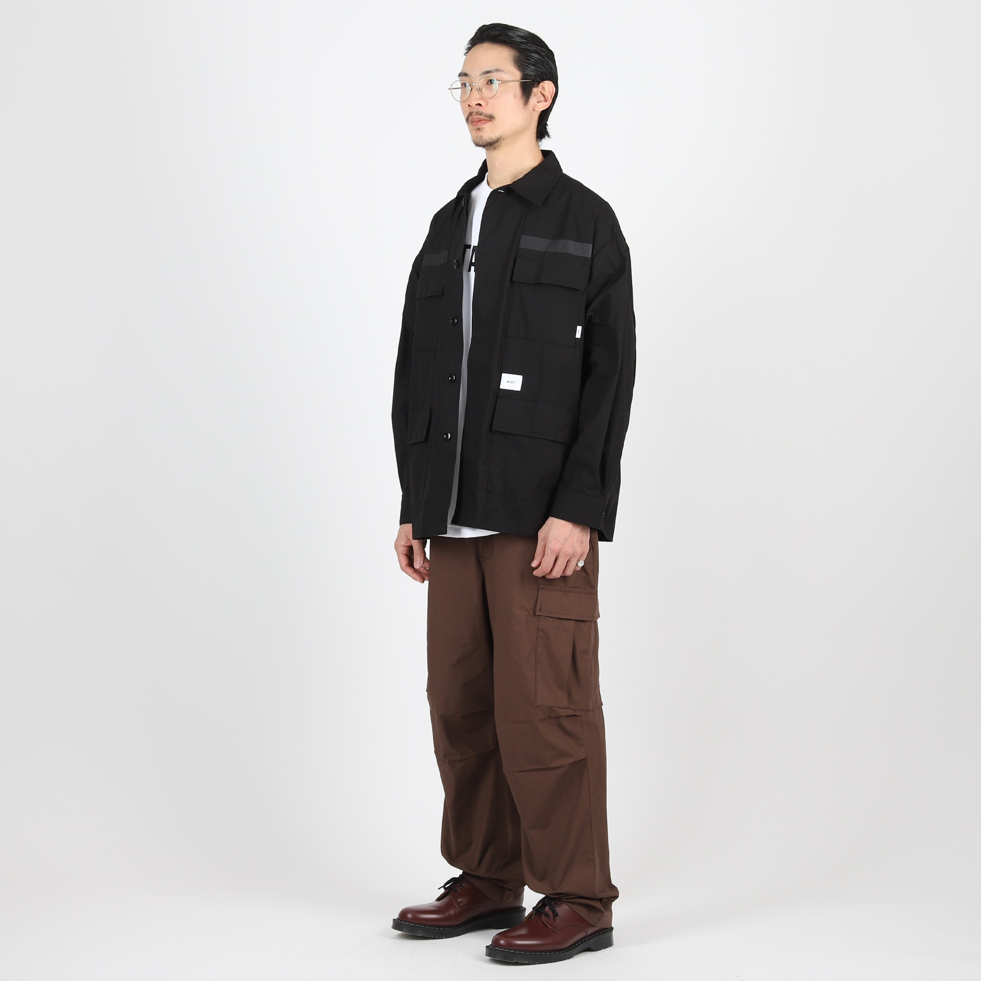 JMOD 01 LS Cotton Ripstop Shirt - Black product photo