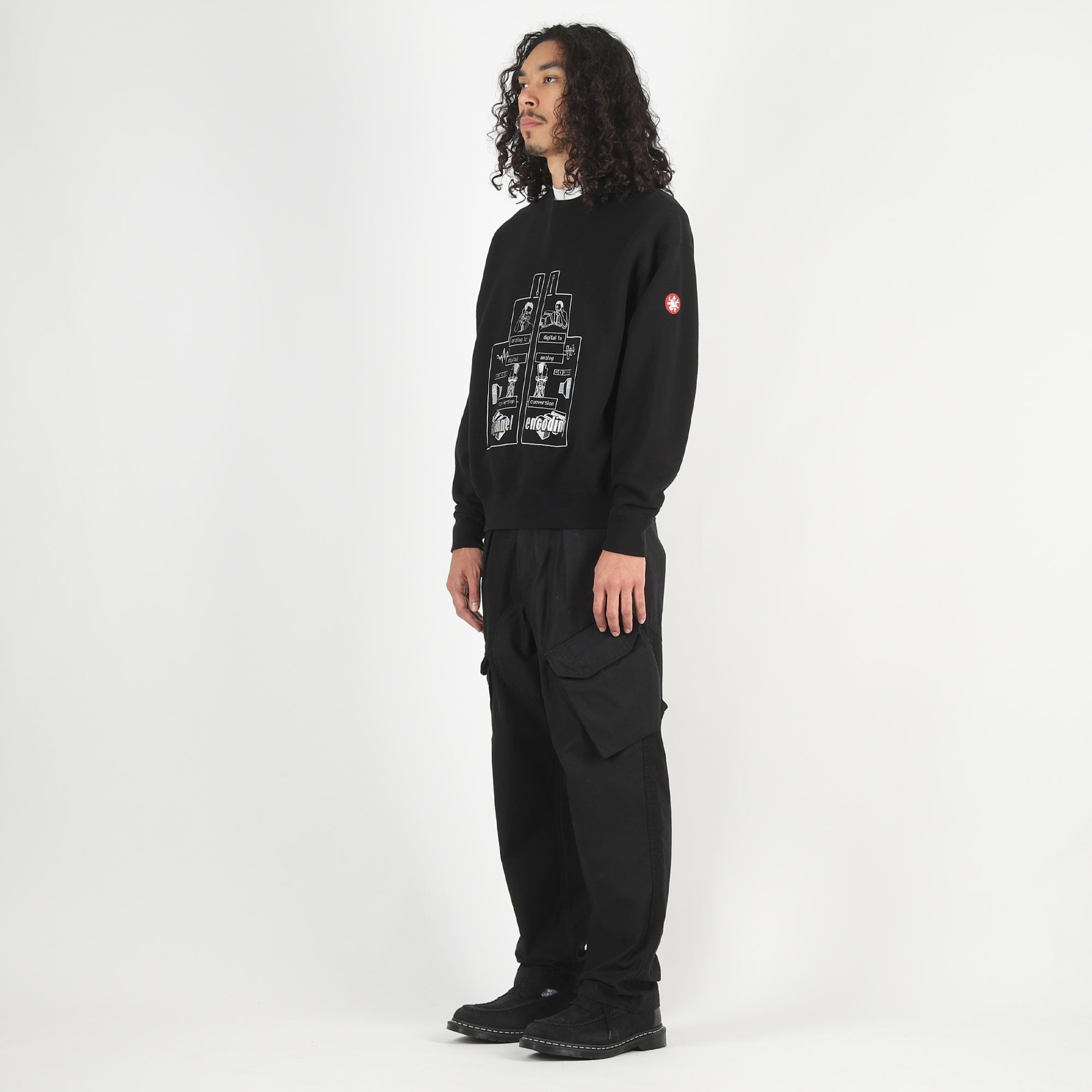 Channel Encoding Crewneck - Black product photo