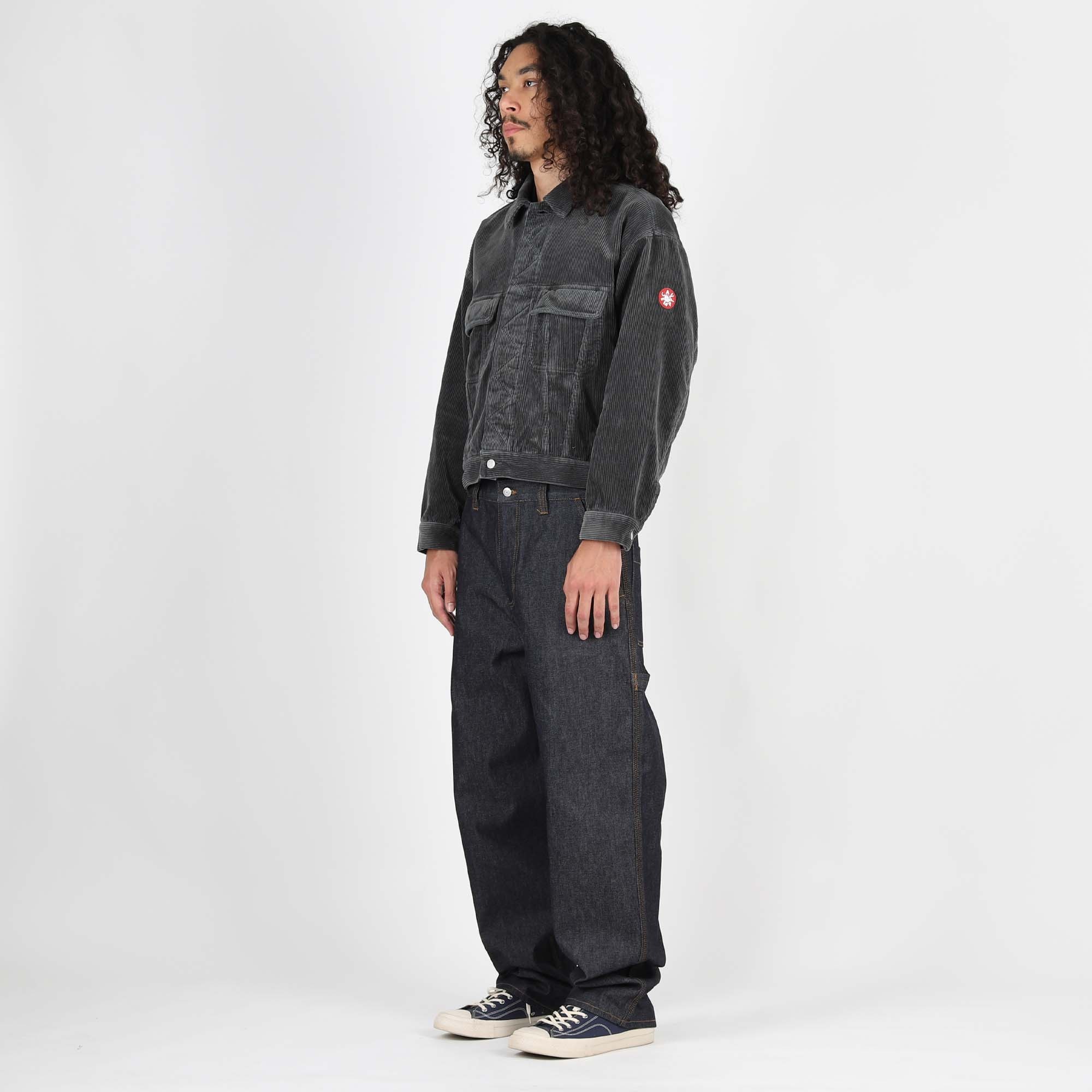 8W Cord Trucker Jacket - Grey product photo