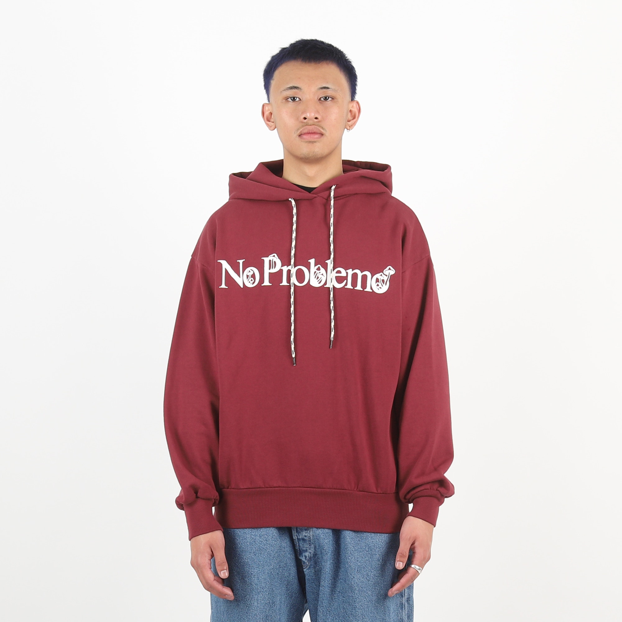 Funghi Problemo Hoodie - Burgundy product photo