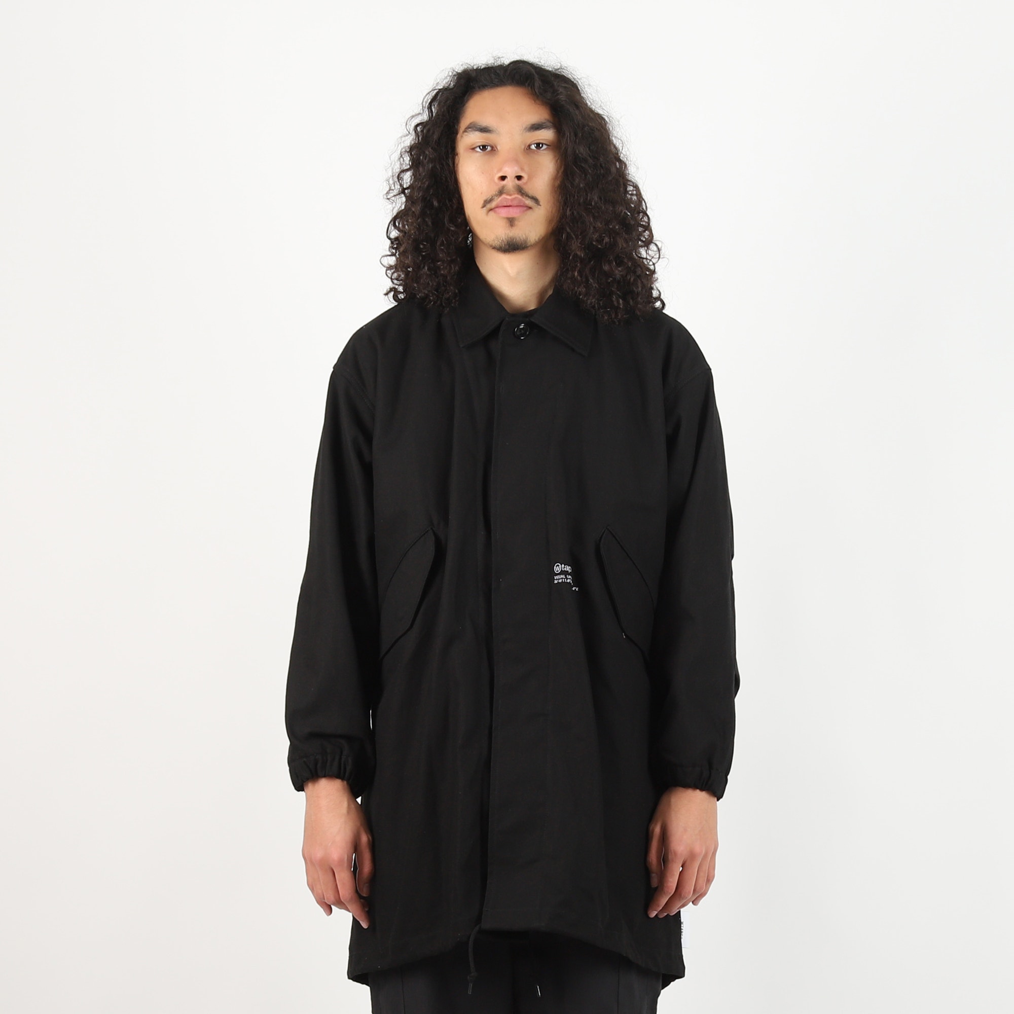 Smock Serge Coat - Black product photo