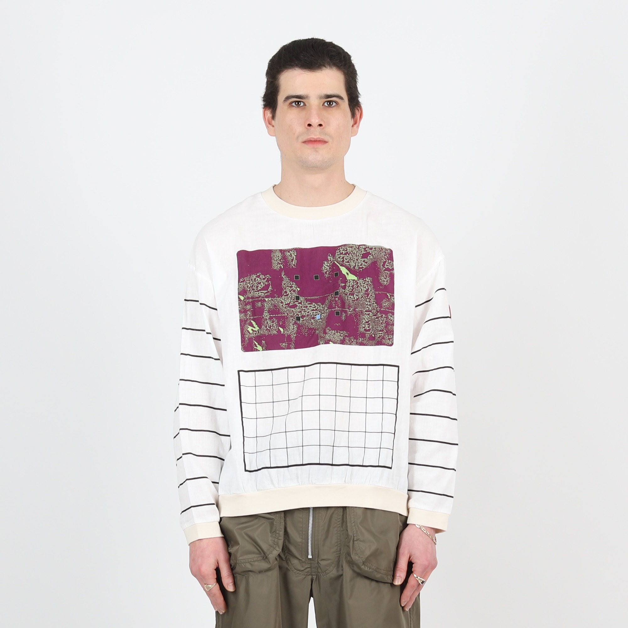 Gauze Crewneck - White product photo