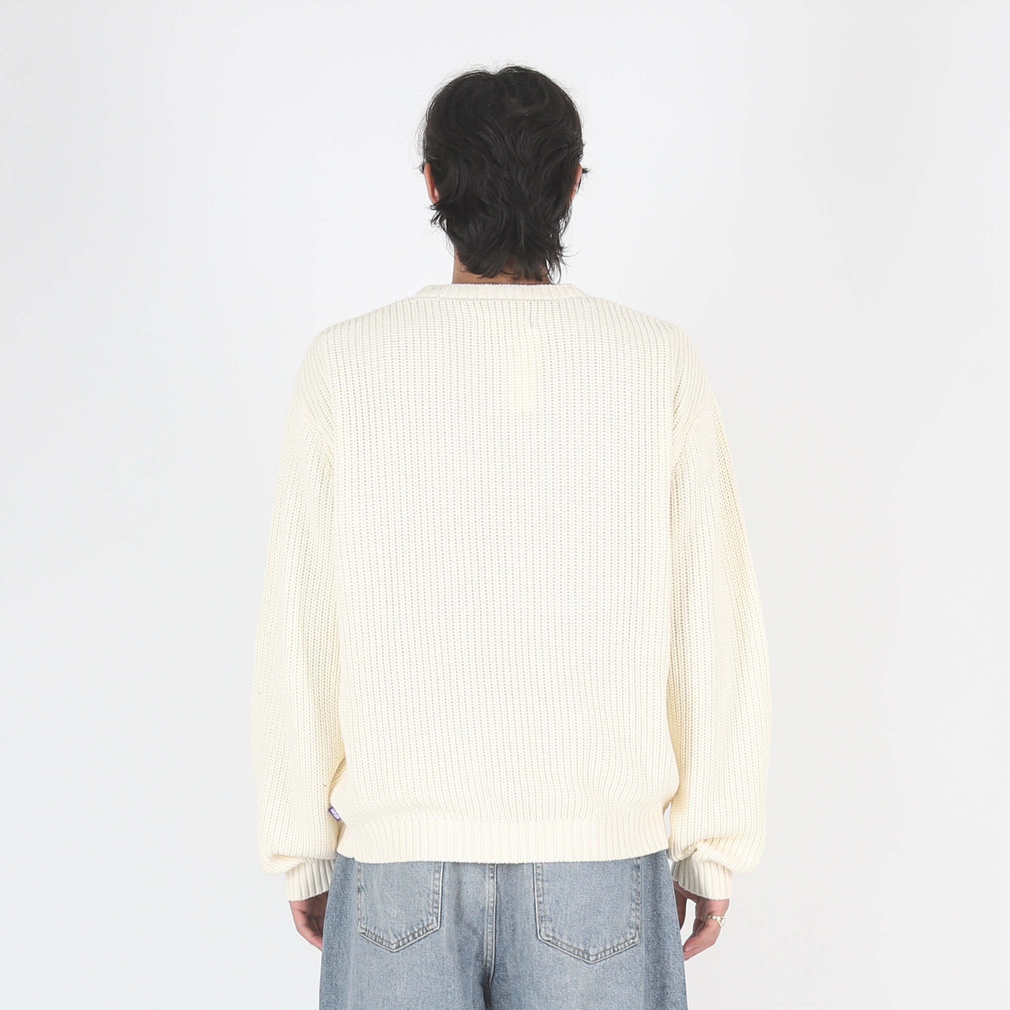 Drip Logo Sweater - Cream product photo