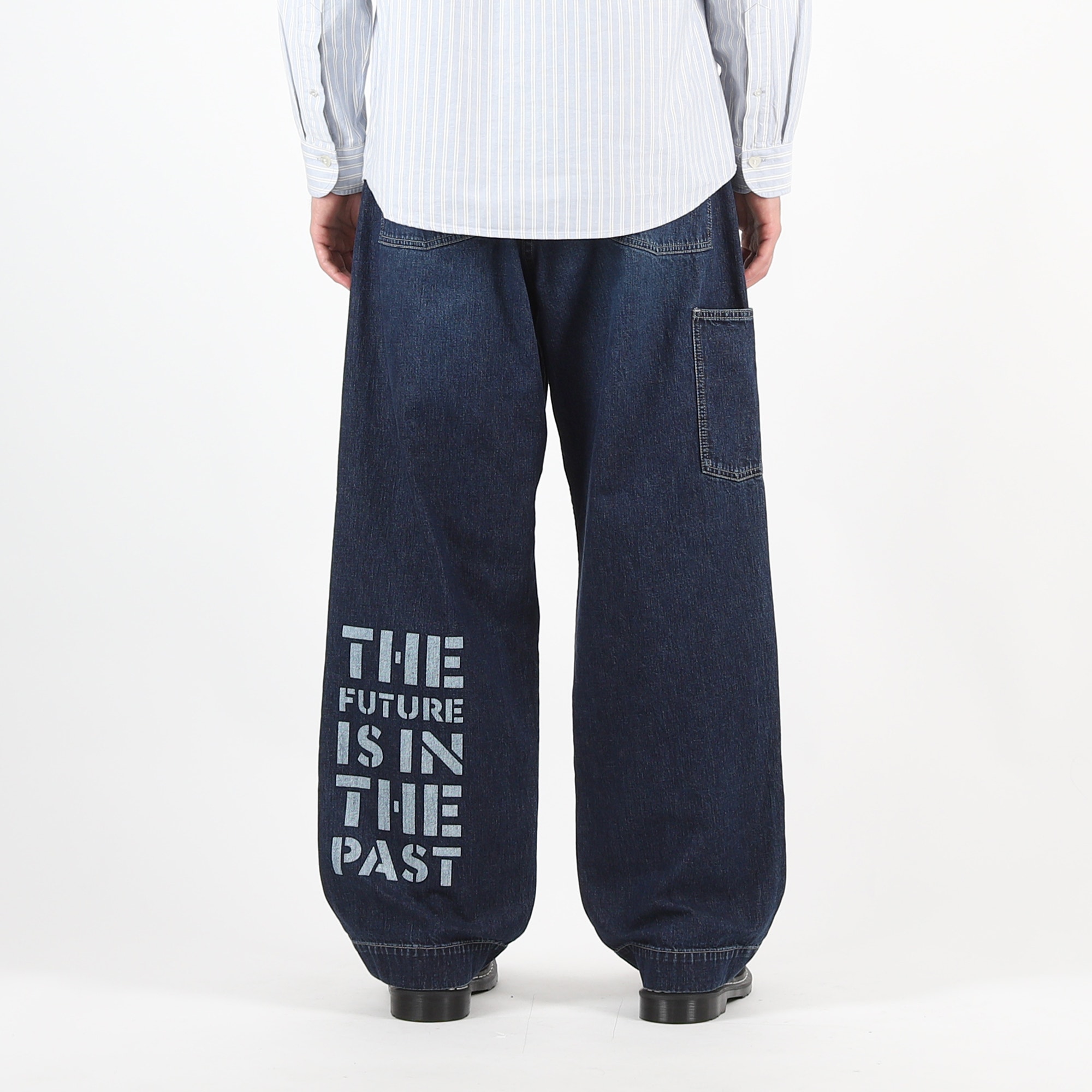 Denim Sailor Pants - Indigo product photo