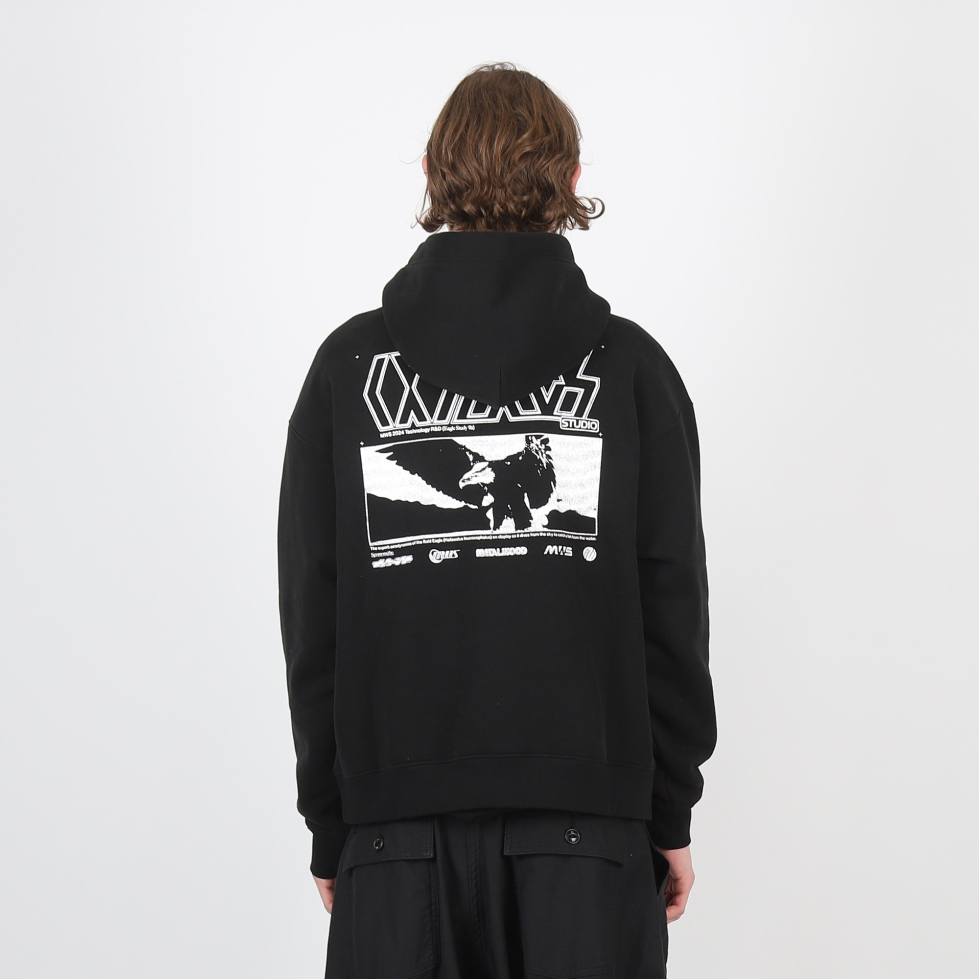 Aerodynamic Hooded Sweatshirt - Black product photo