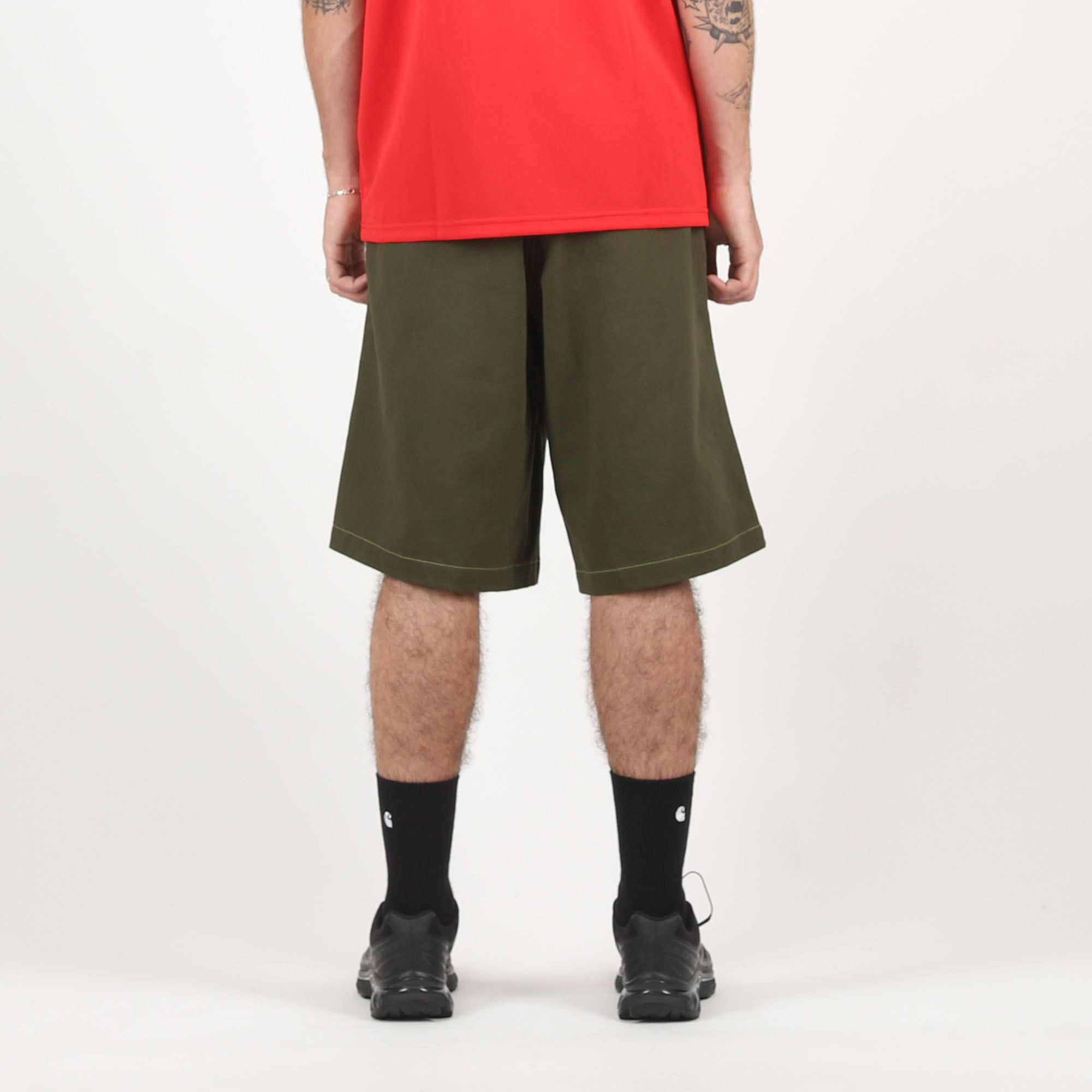 Contrast Stitch Short - Fatigue Green product photo