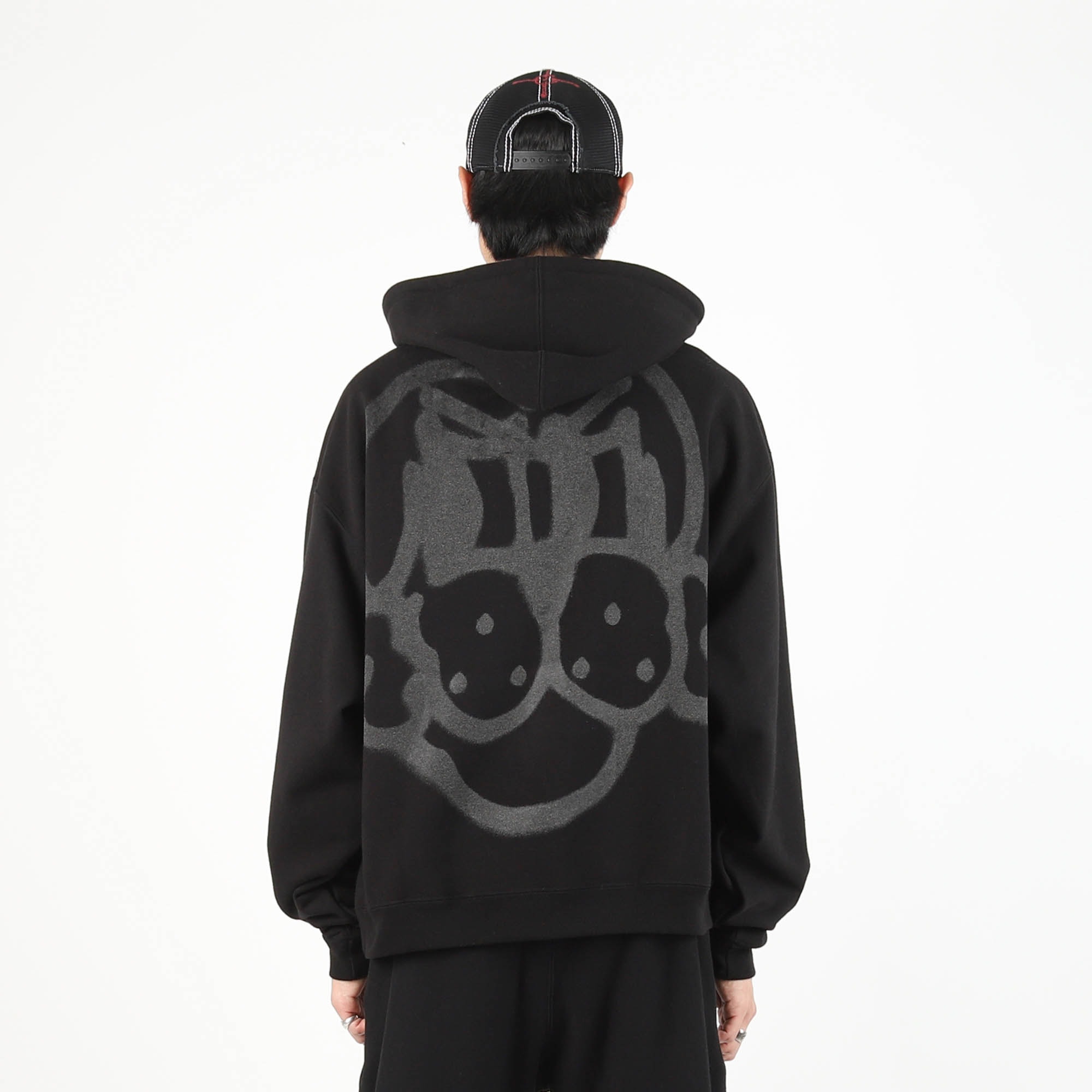Reflective Finesse Pup Hoodie - Black product photo