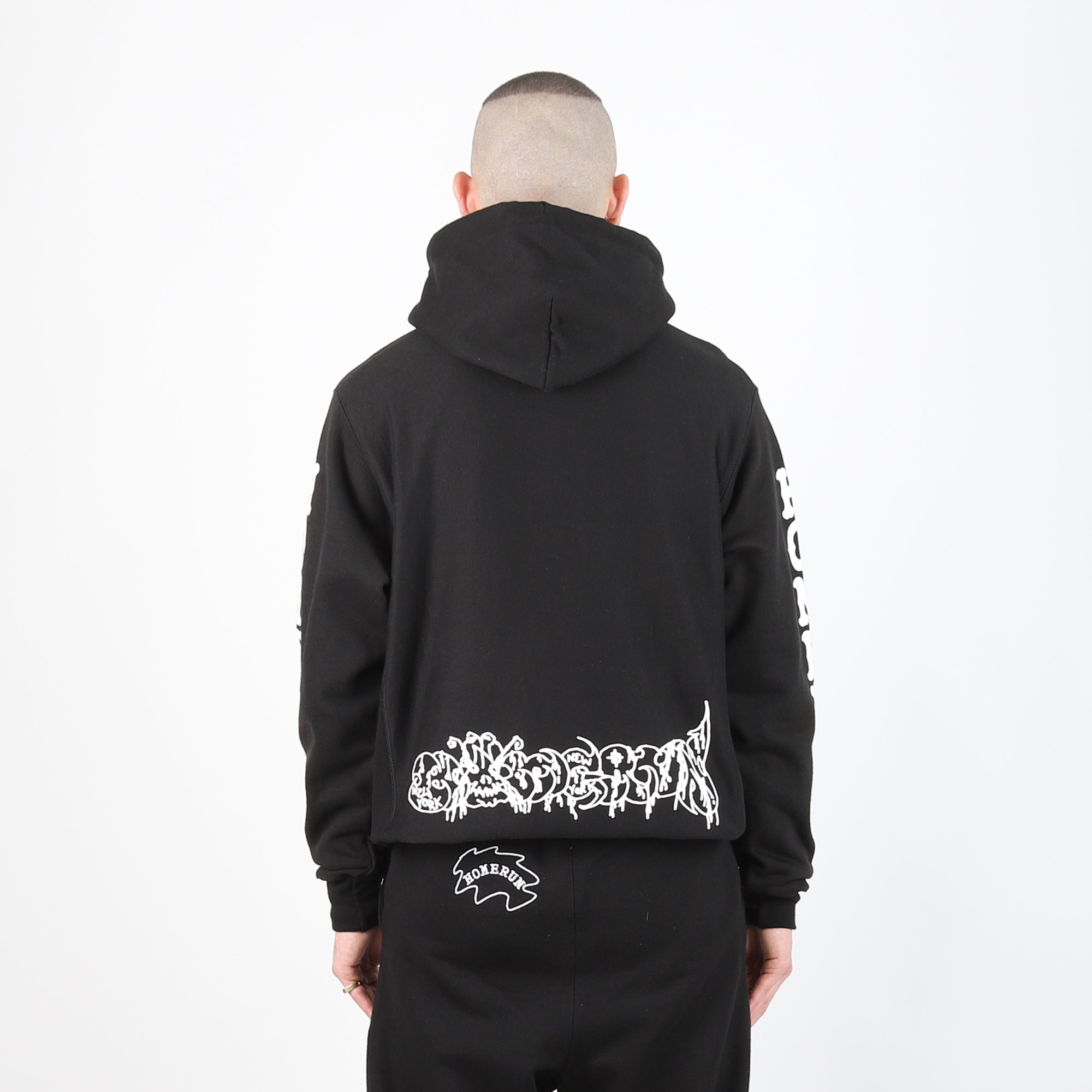 Wombat Hoodie - Black/White product photo