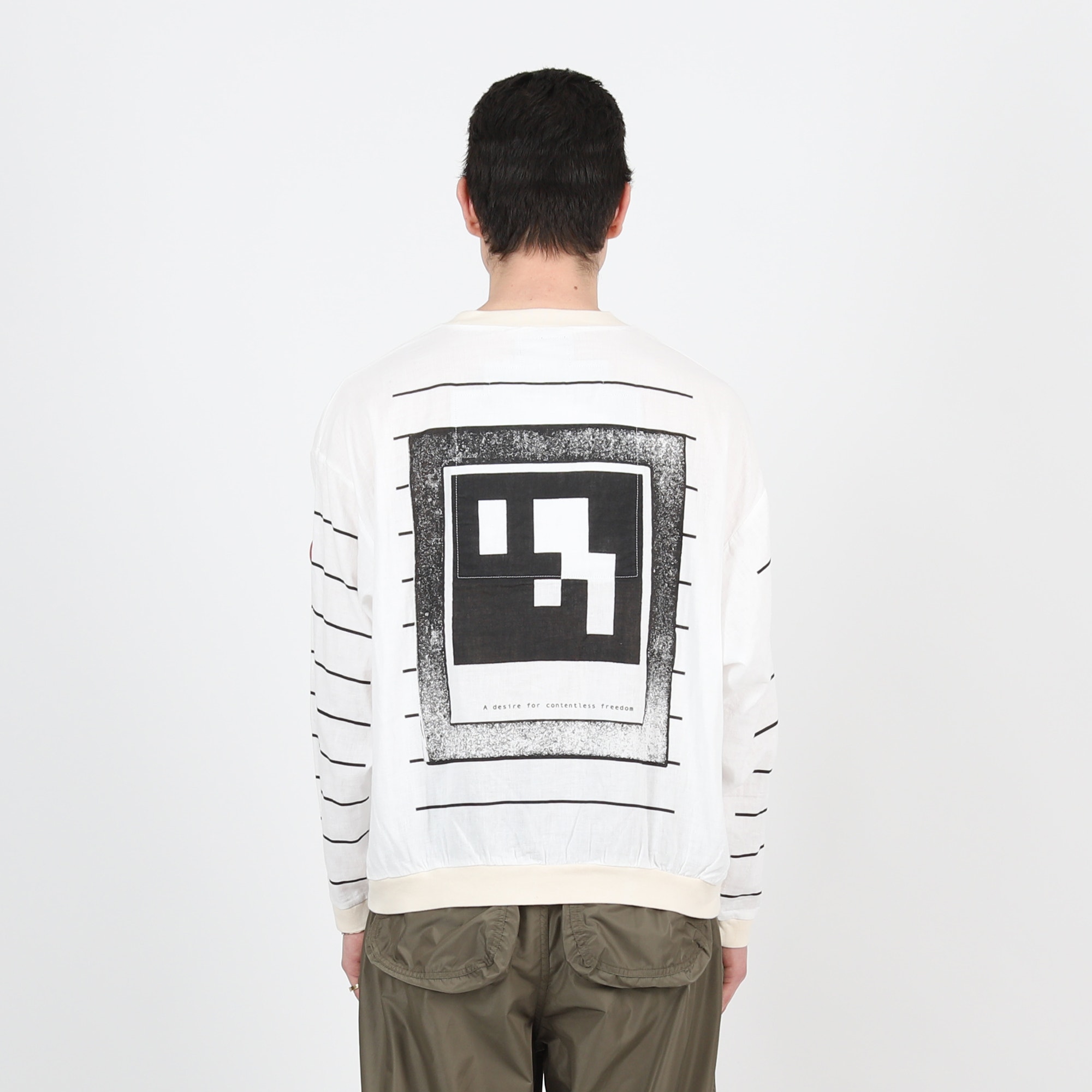 Gauze Crewneck - White product photo