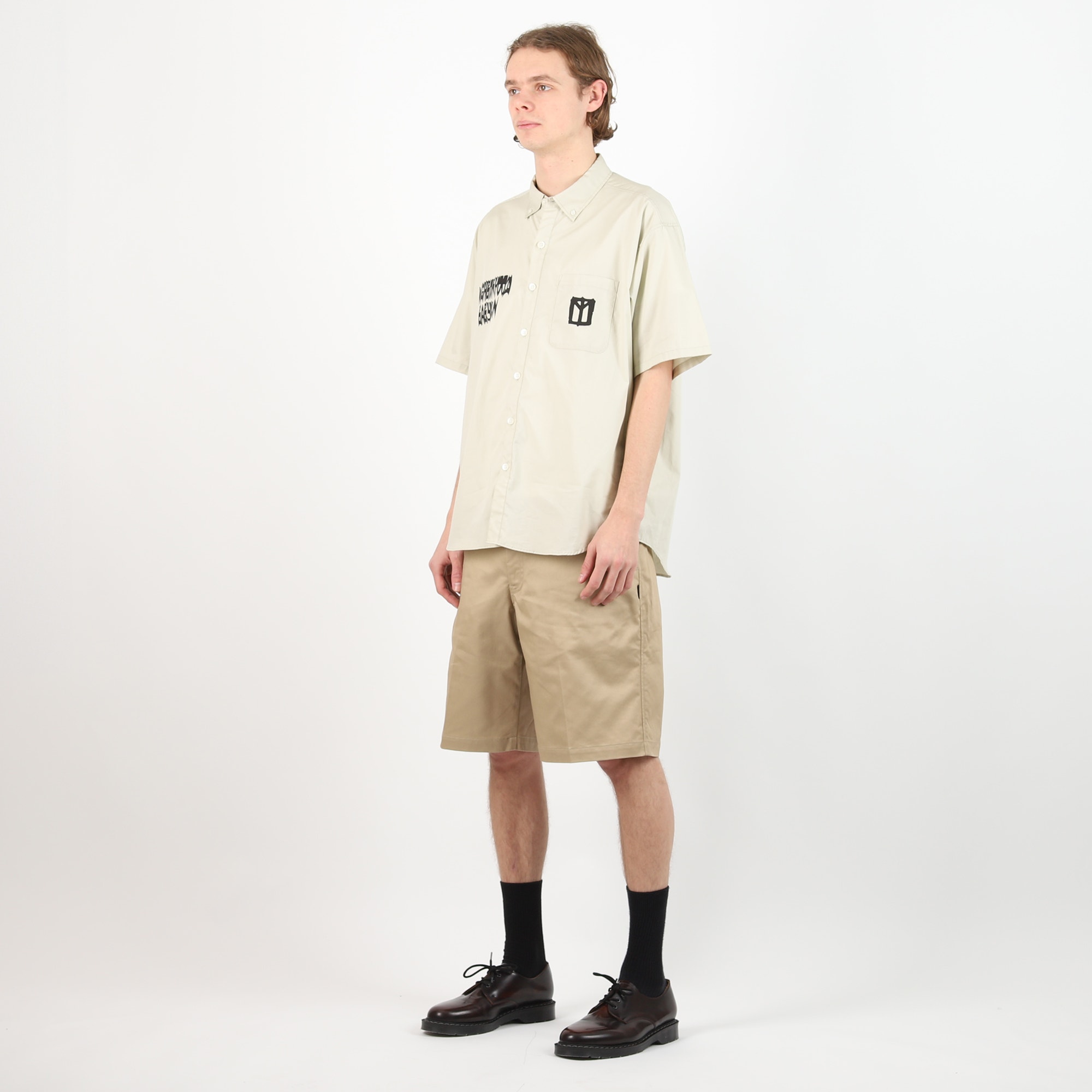 Work Short Pants - Beige product photo