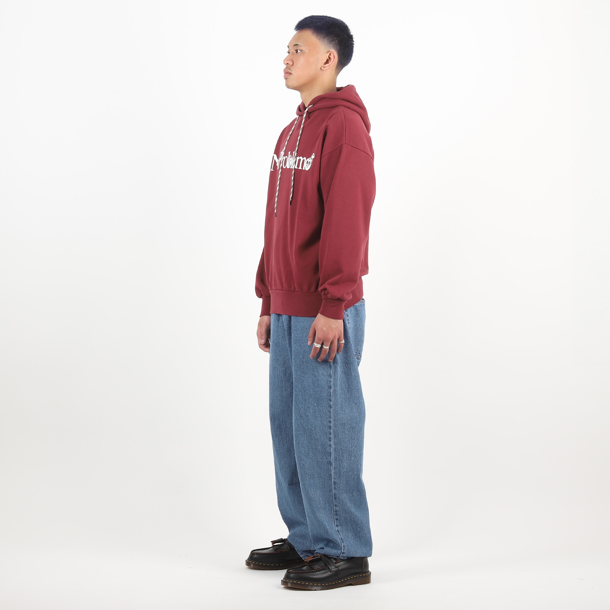 Funghi Problemo Hoodie - Burgundy product photo