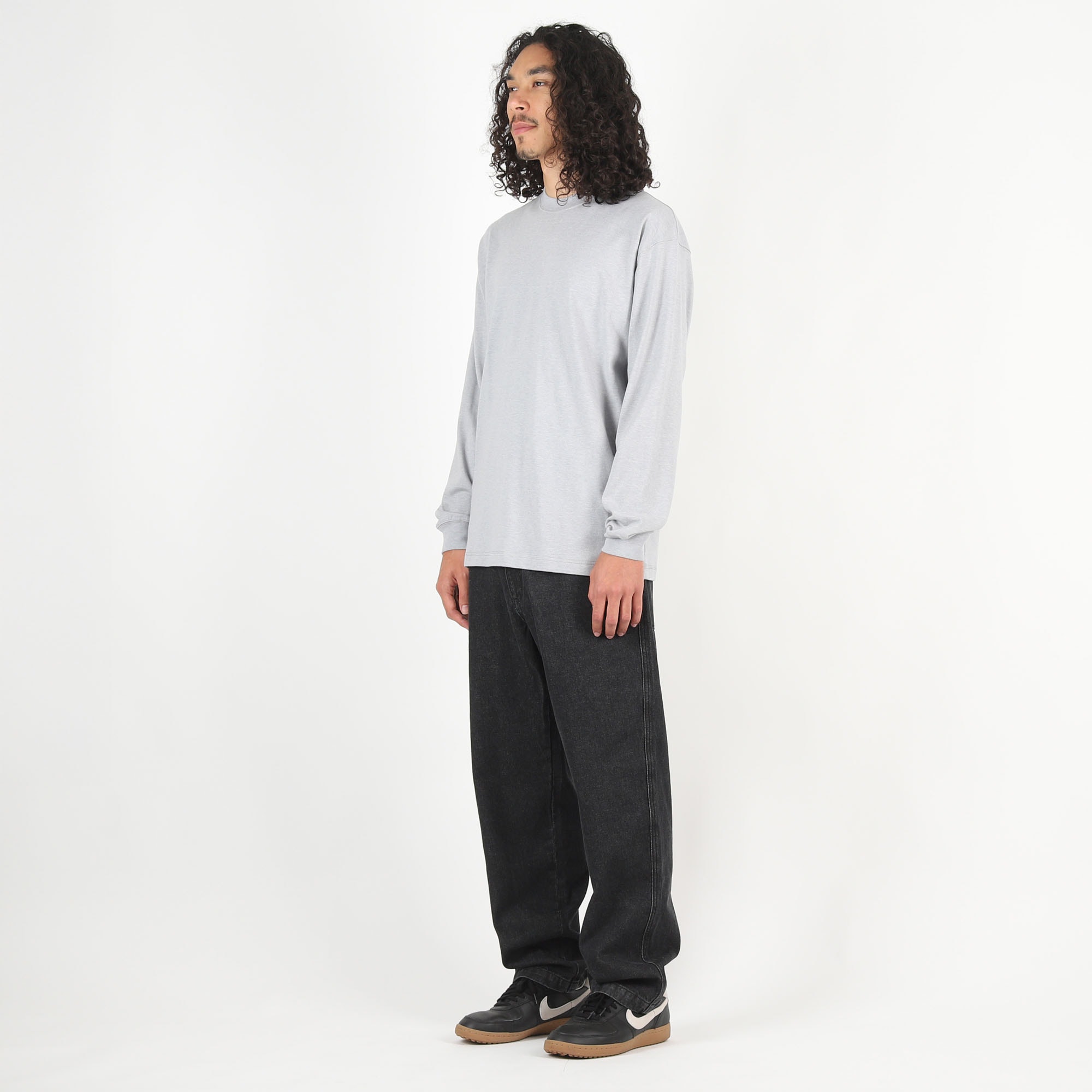 Nike Wool Classics L/S T-Shirt - Matte Silver product photo