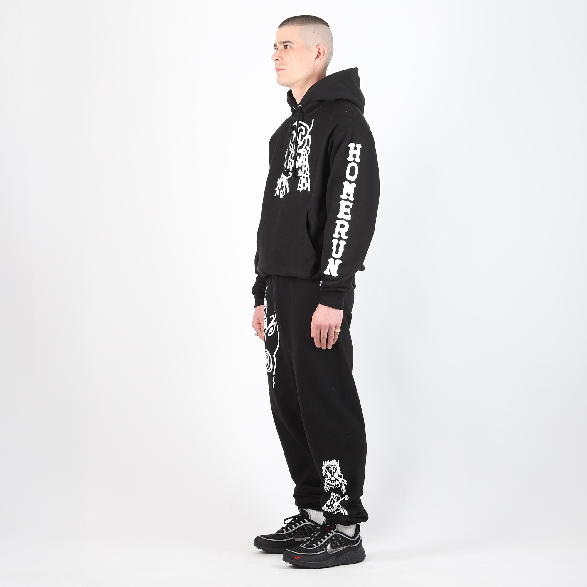 Wombat Hoodie - Black/White product photo