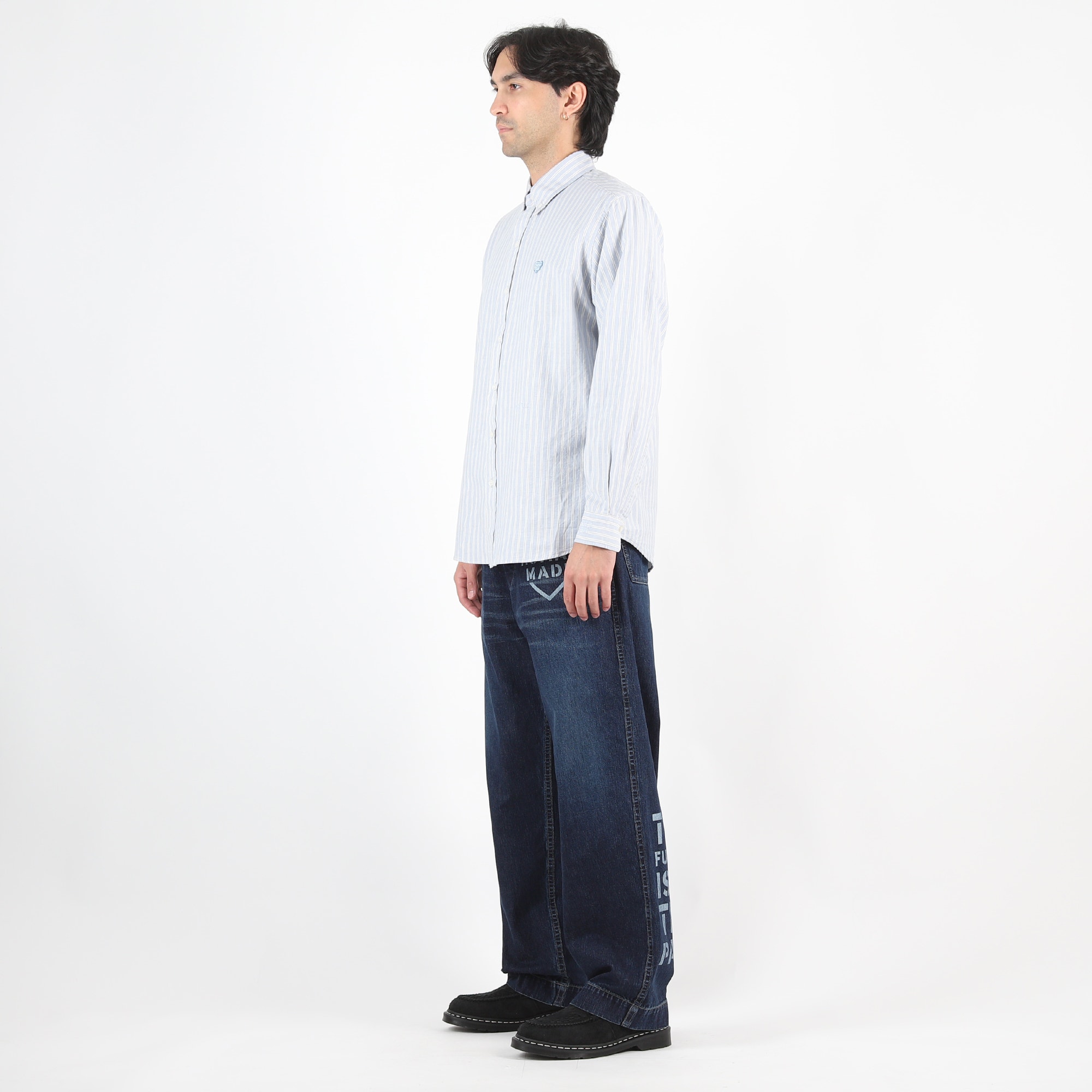 Denim Sailor Pants - Indigo product photo