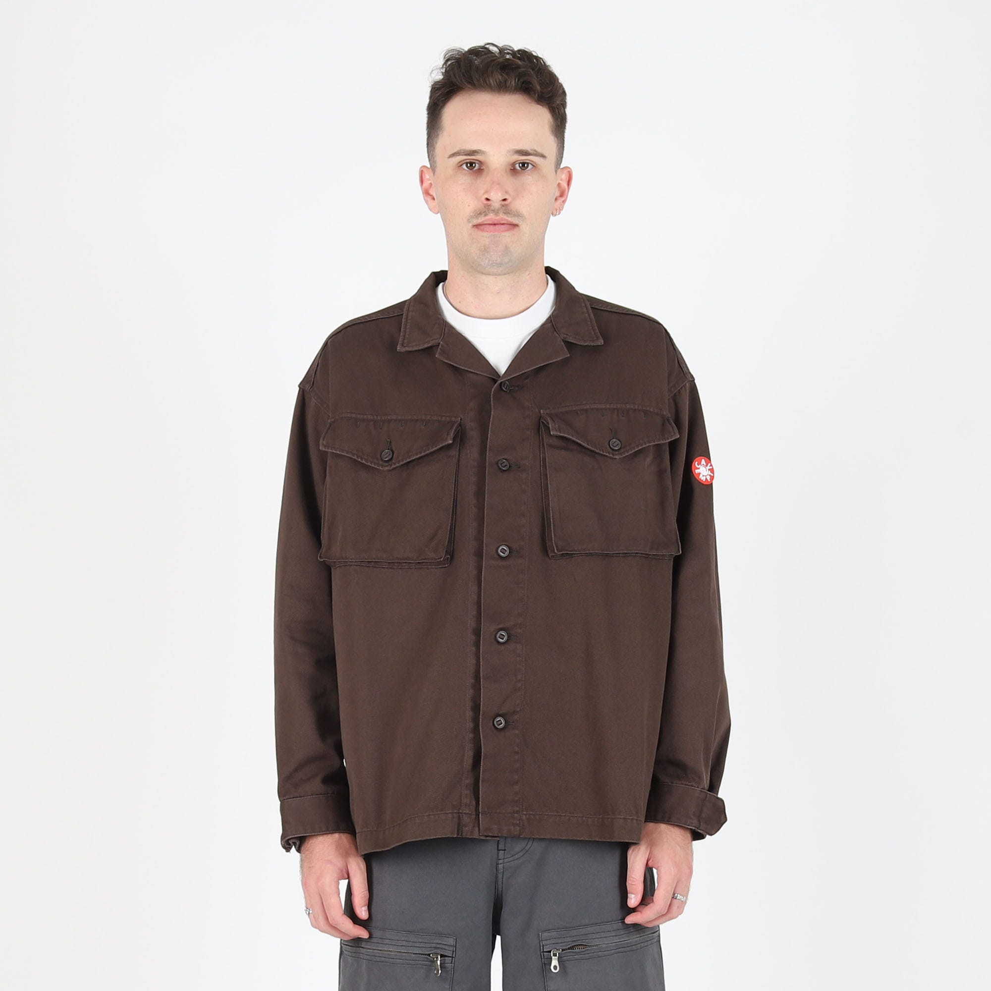 【保証書付】 Slotted Button Brown - BDU ジャケット・アウター