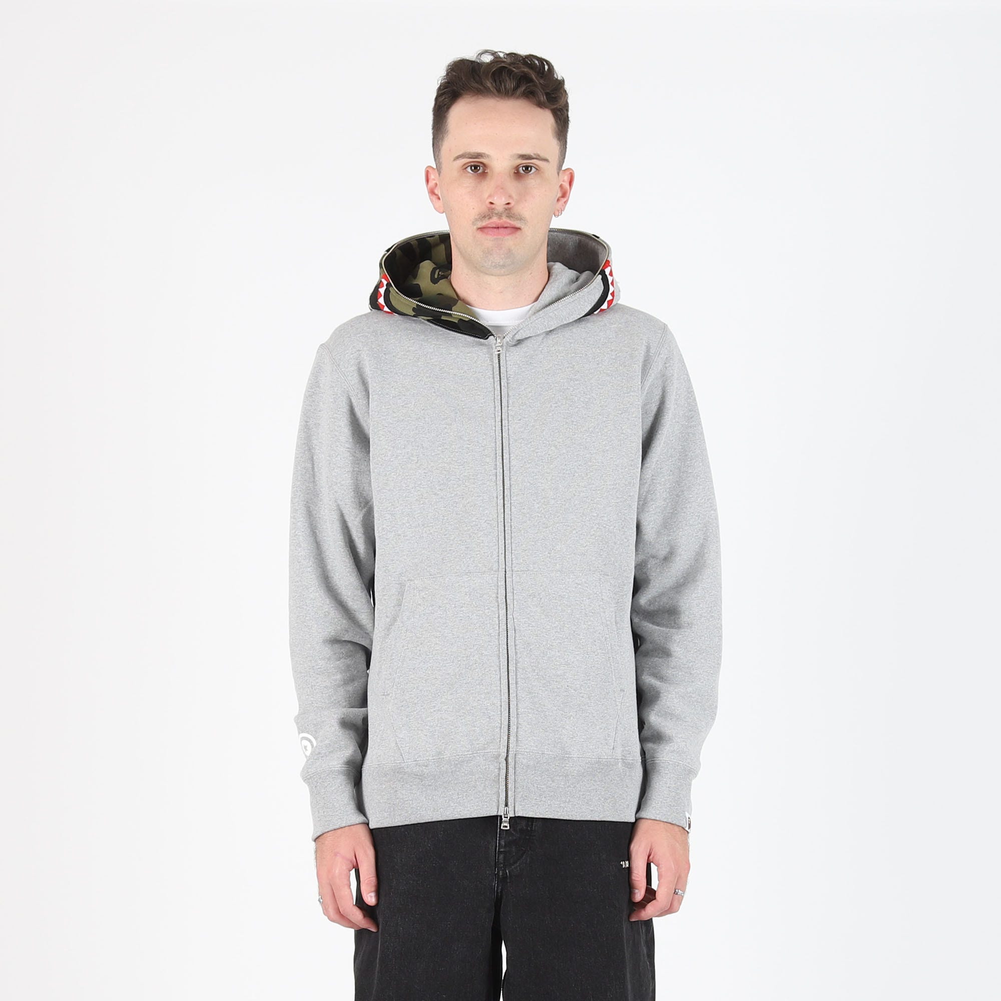 Grey full on sale zip hoodie