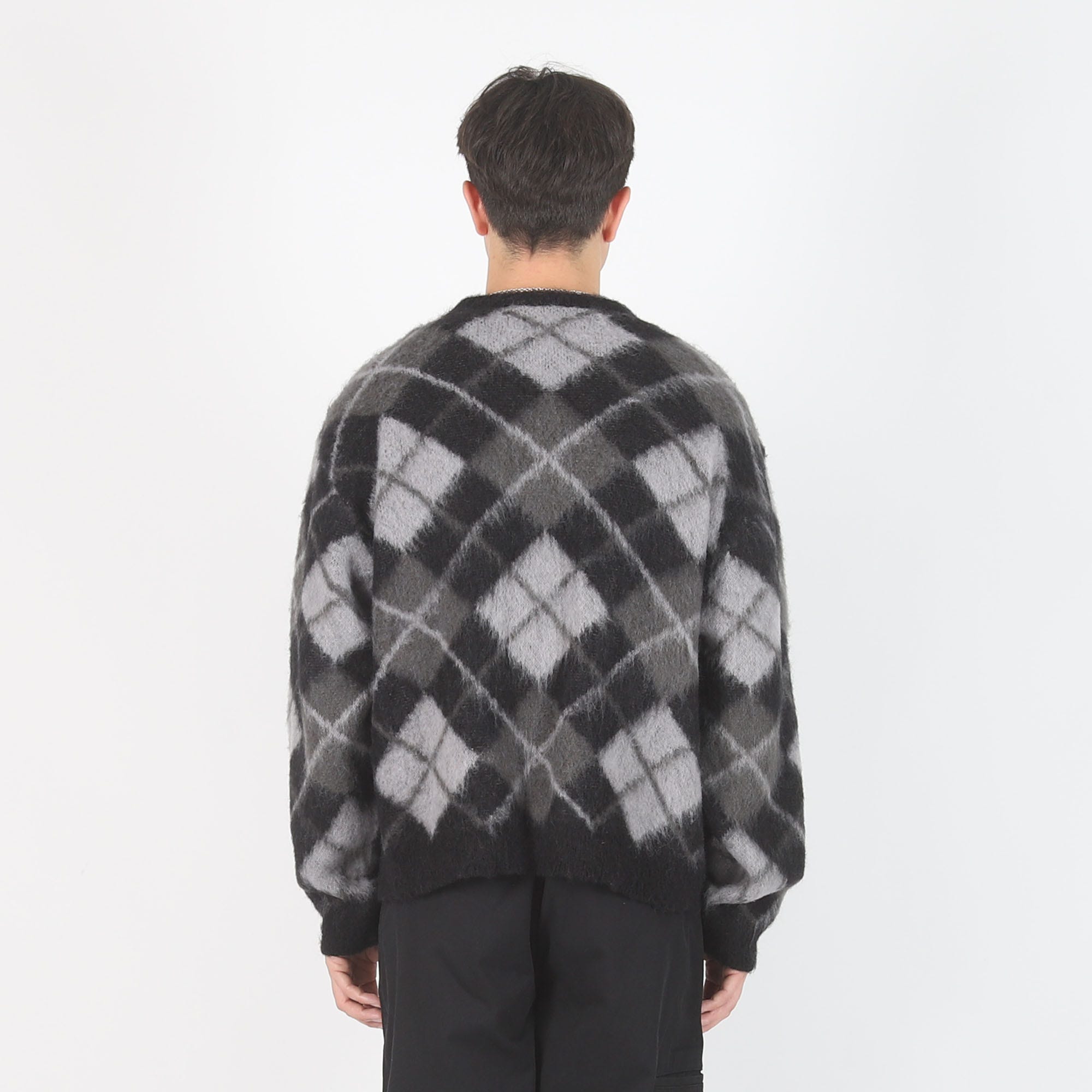Grey hotsell argyle sweater
