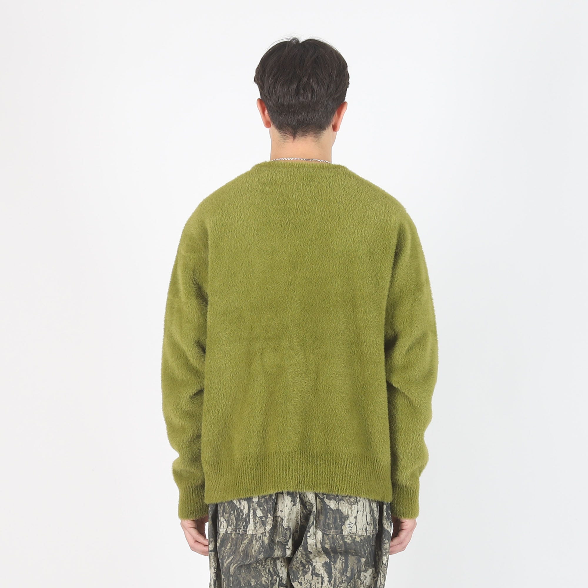 Green shaggy clearance cardigan
