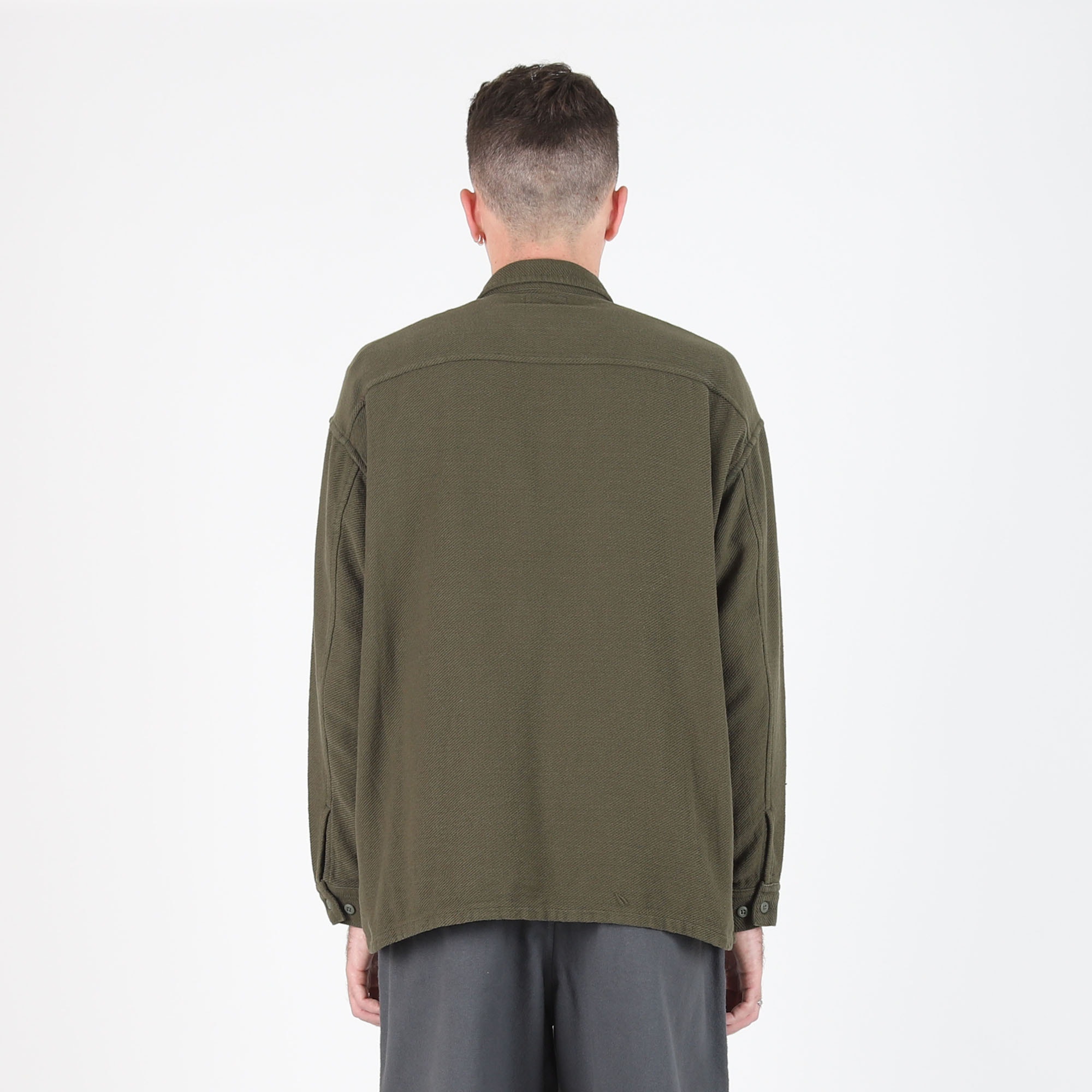 Welt Pockets Big Shirt - Green product photo