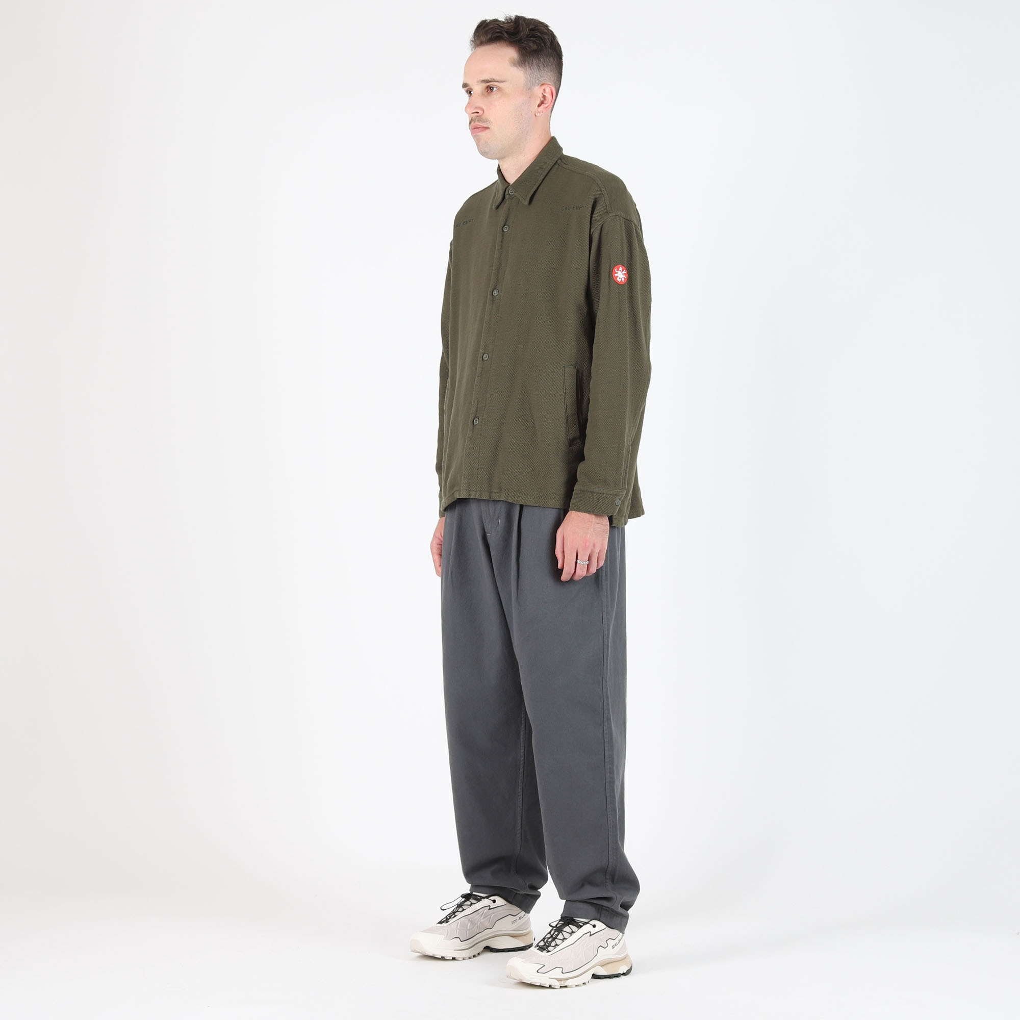 Welt Pockets Big Shirt - Green product photo