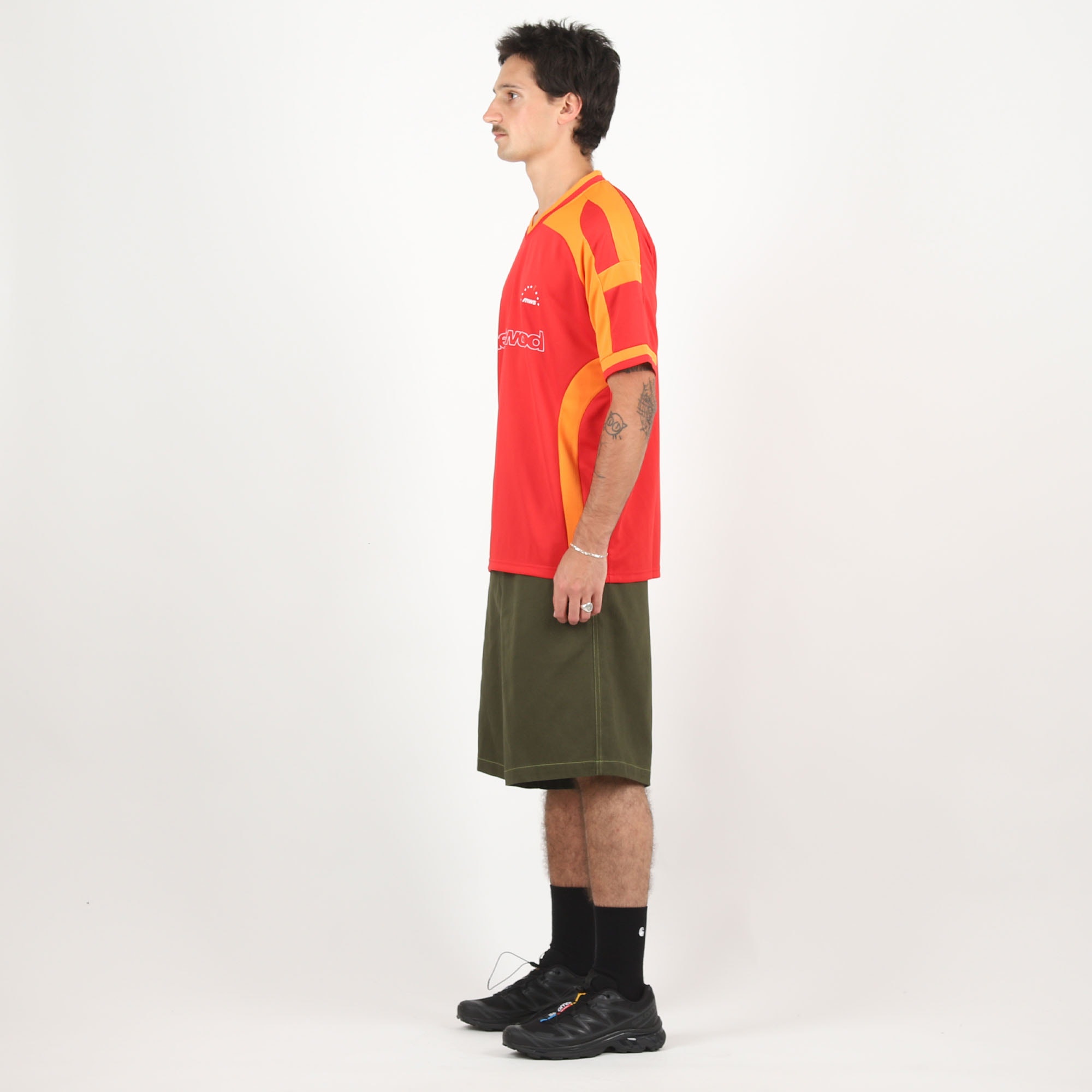 Contrast Stitch Short - Fatigue Green product photo