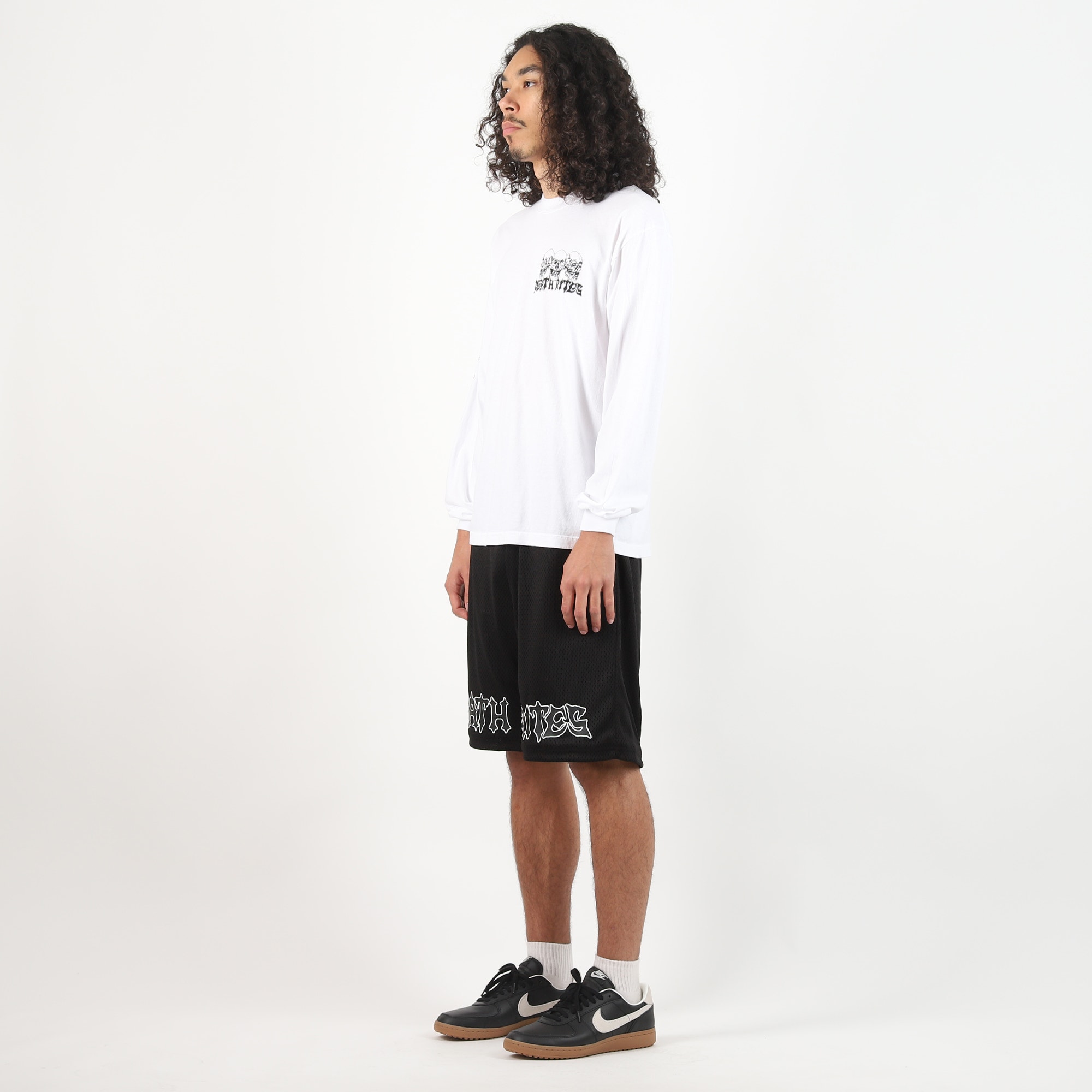 Axe Grinder LS T-Shirt - White product photo