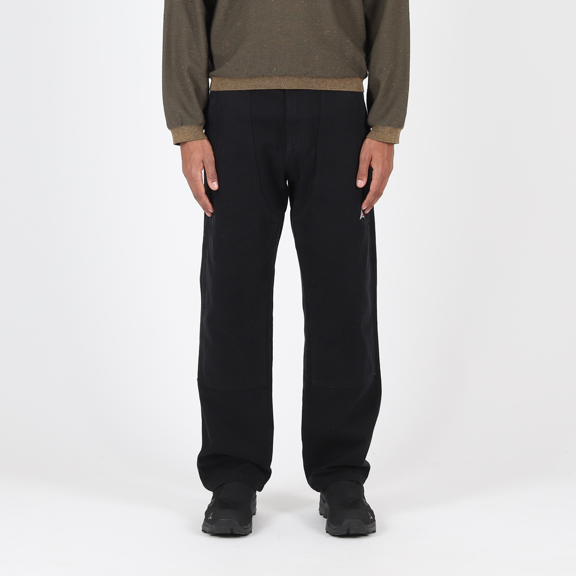Canvas Trouser - Black product photo