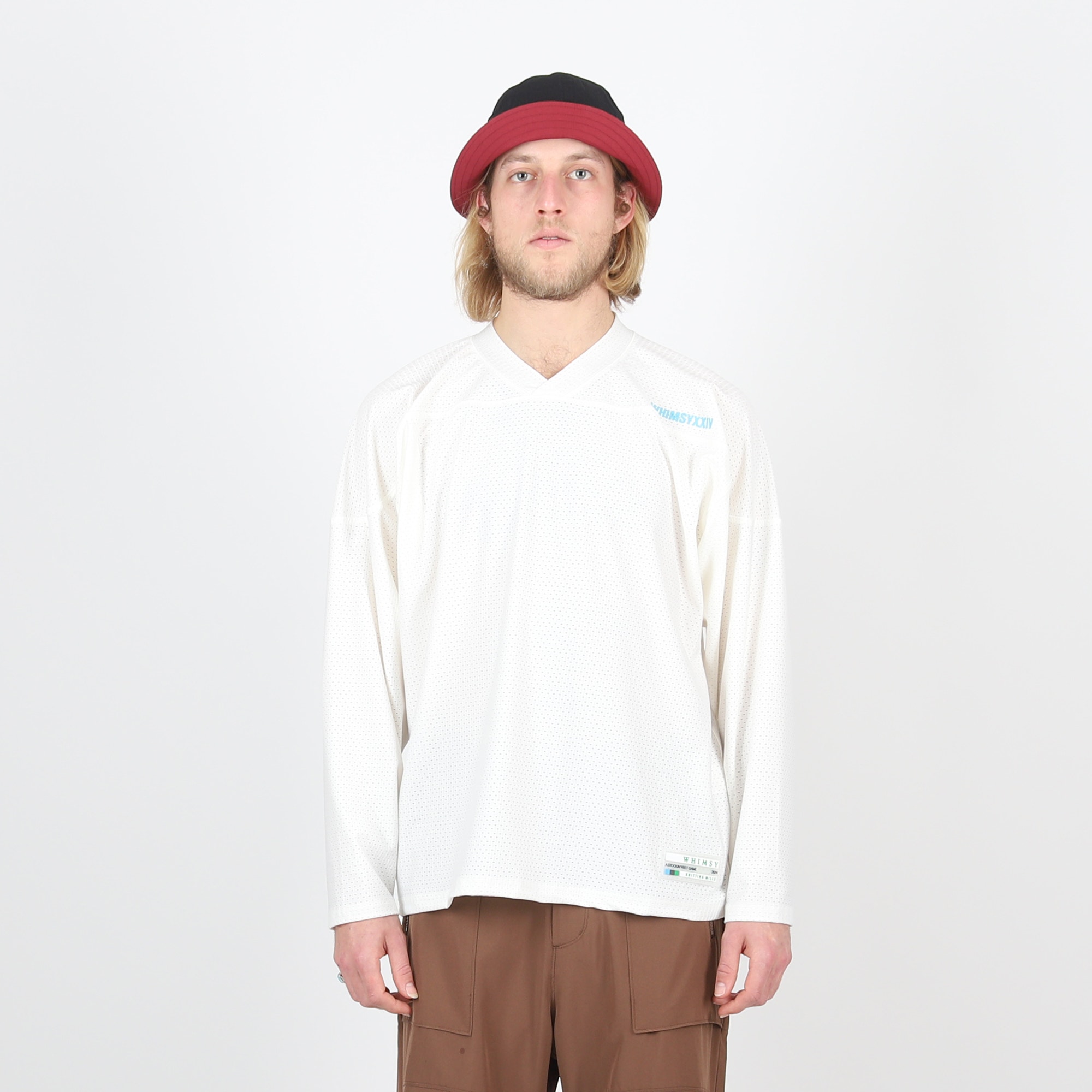 Mesh Hockey Top - White product photo