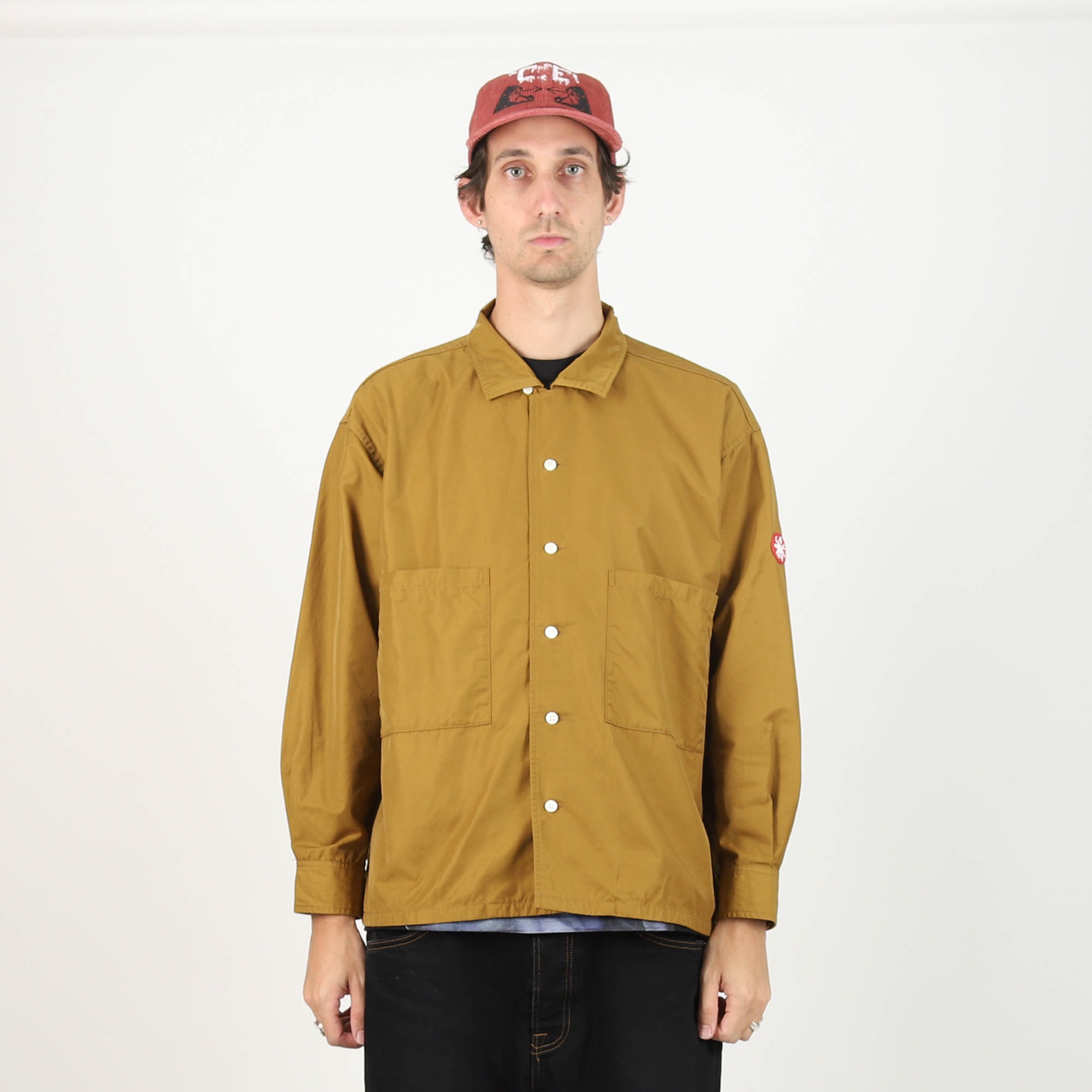 CN Twill Open Shirt - Brown product photo