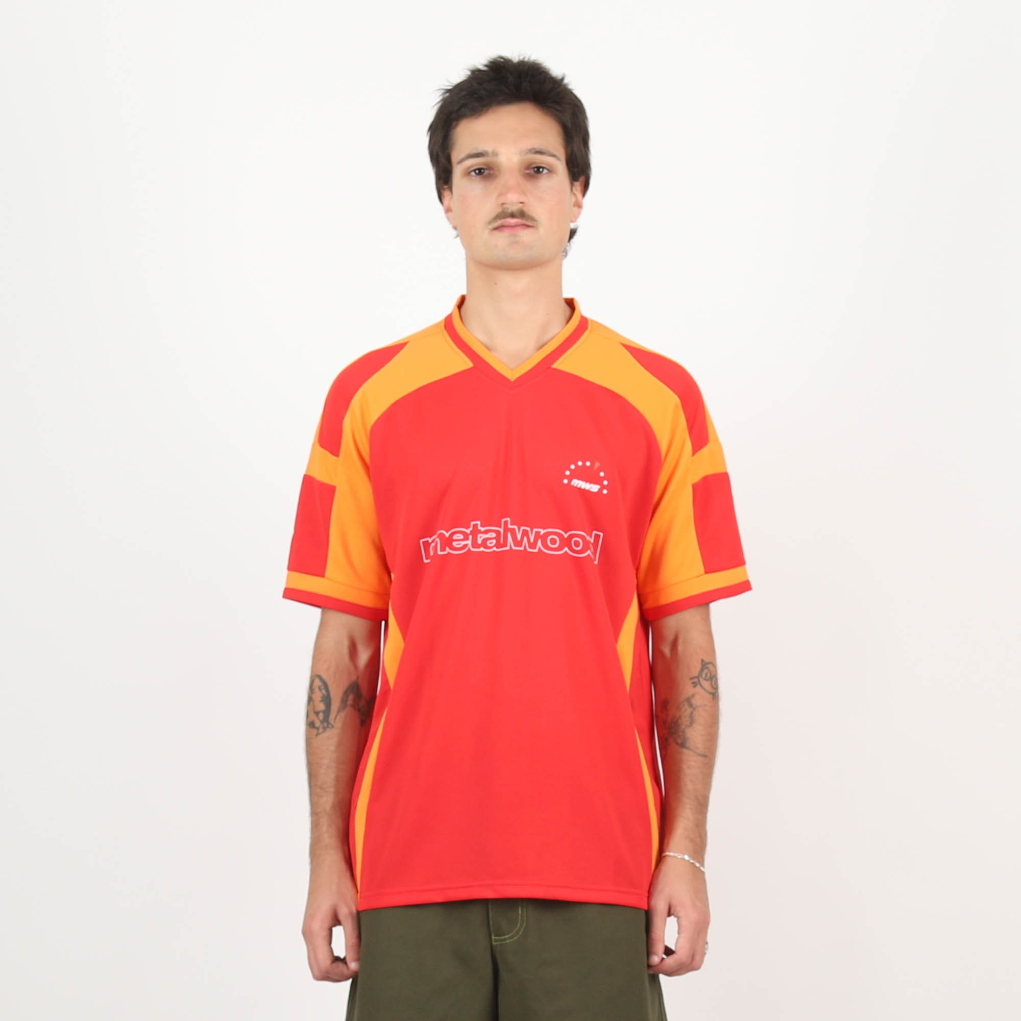 Paneled Jersey - Red/Orange product photo