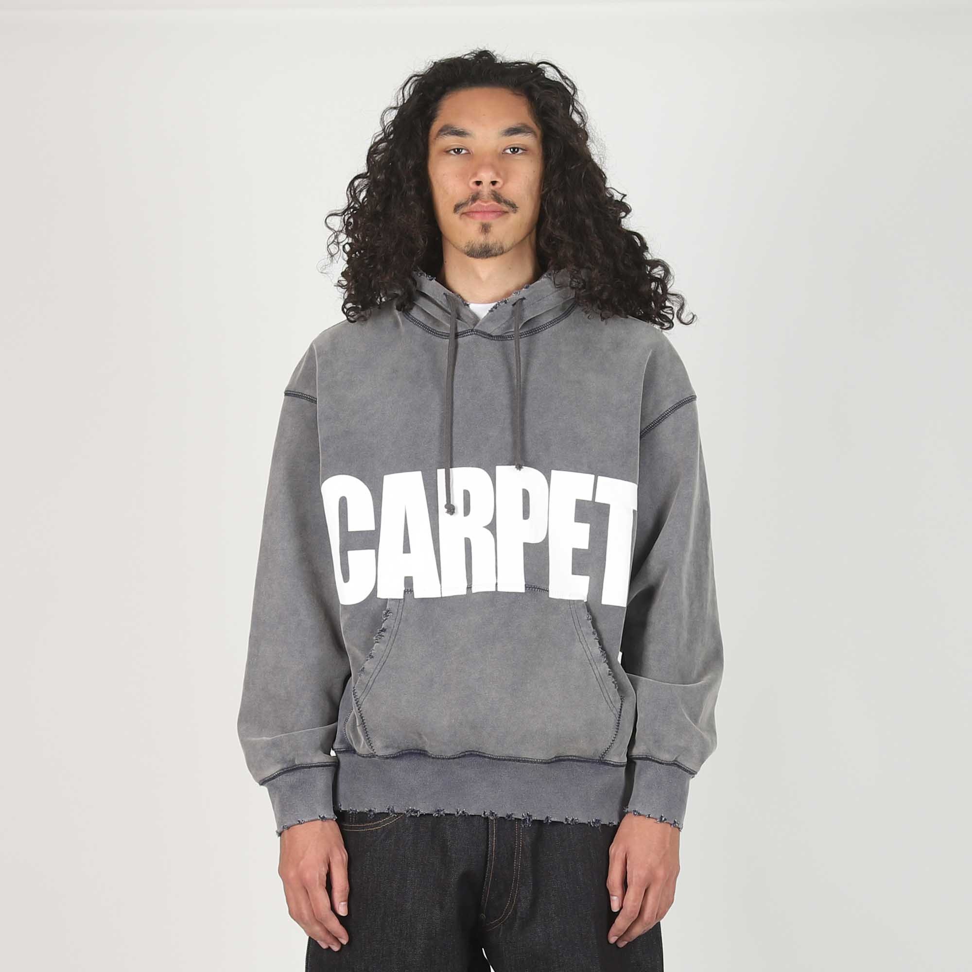 Battered Hoodie - Faded Black product photo