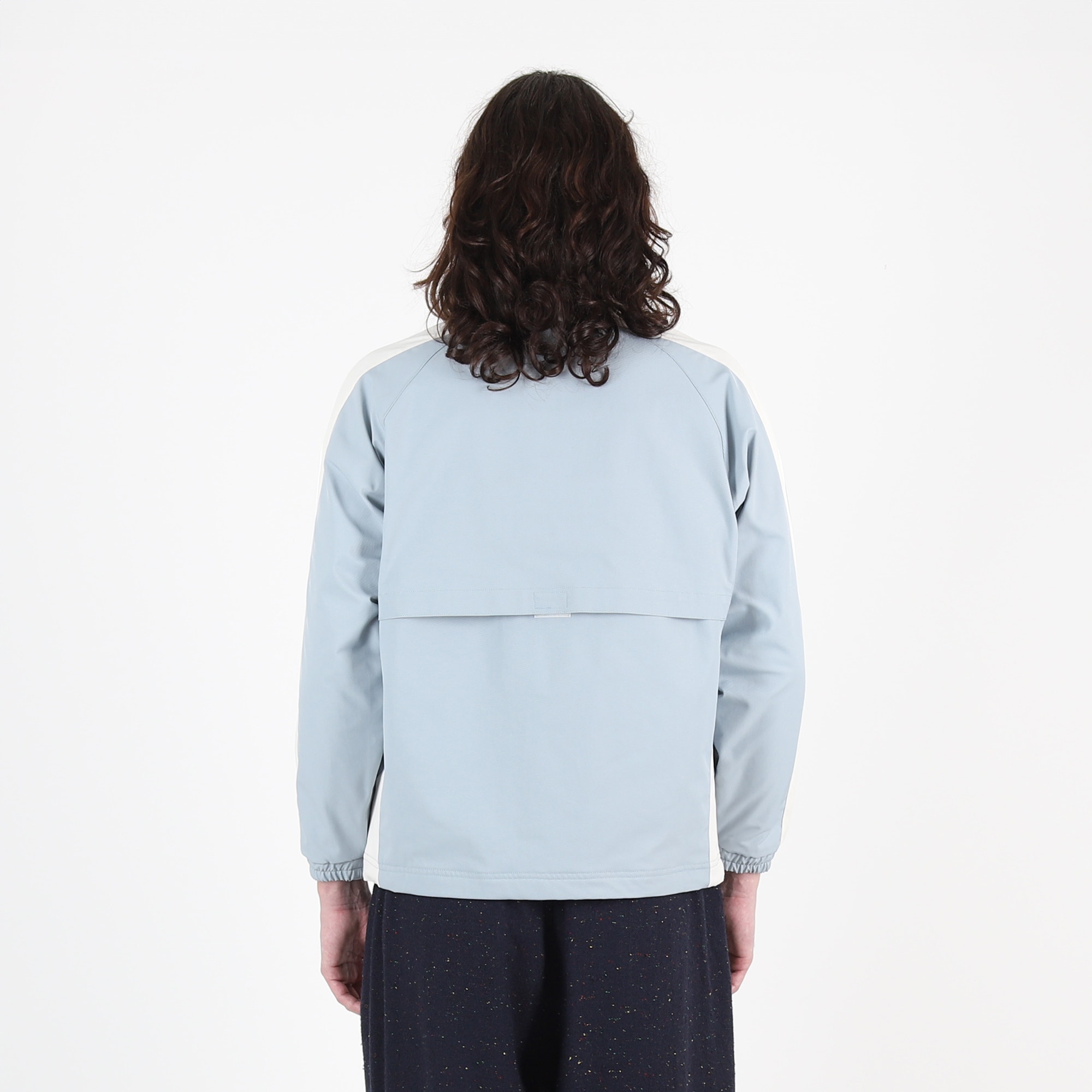 Paneled Track Jacket - Powder Blue product photo