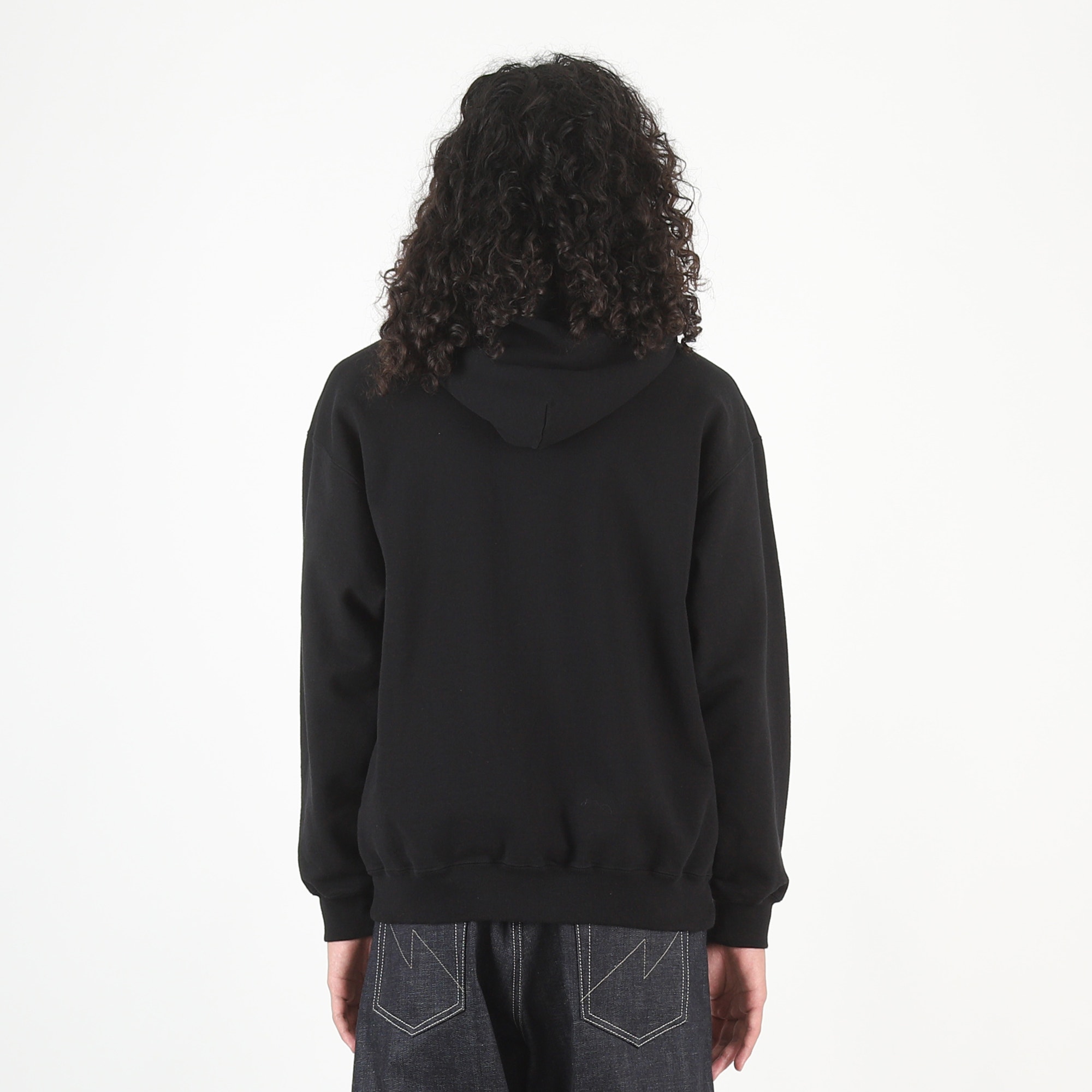 Solid LS Sweat Hoodie - Black product photo
