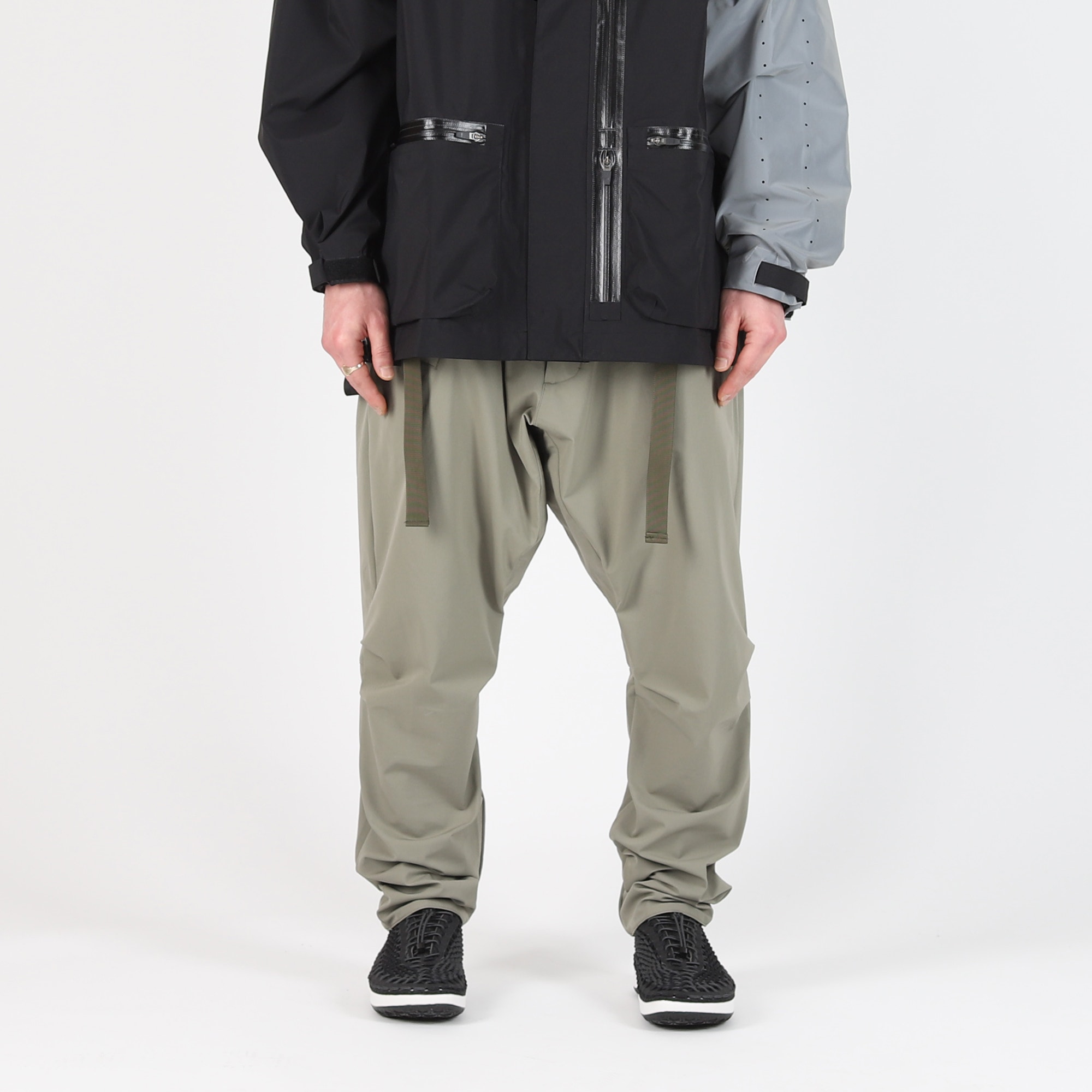 Schoeller Dryskin Drawcord Trousers -Alpha Green product photo
