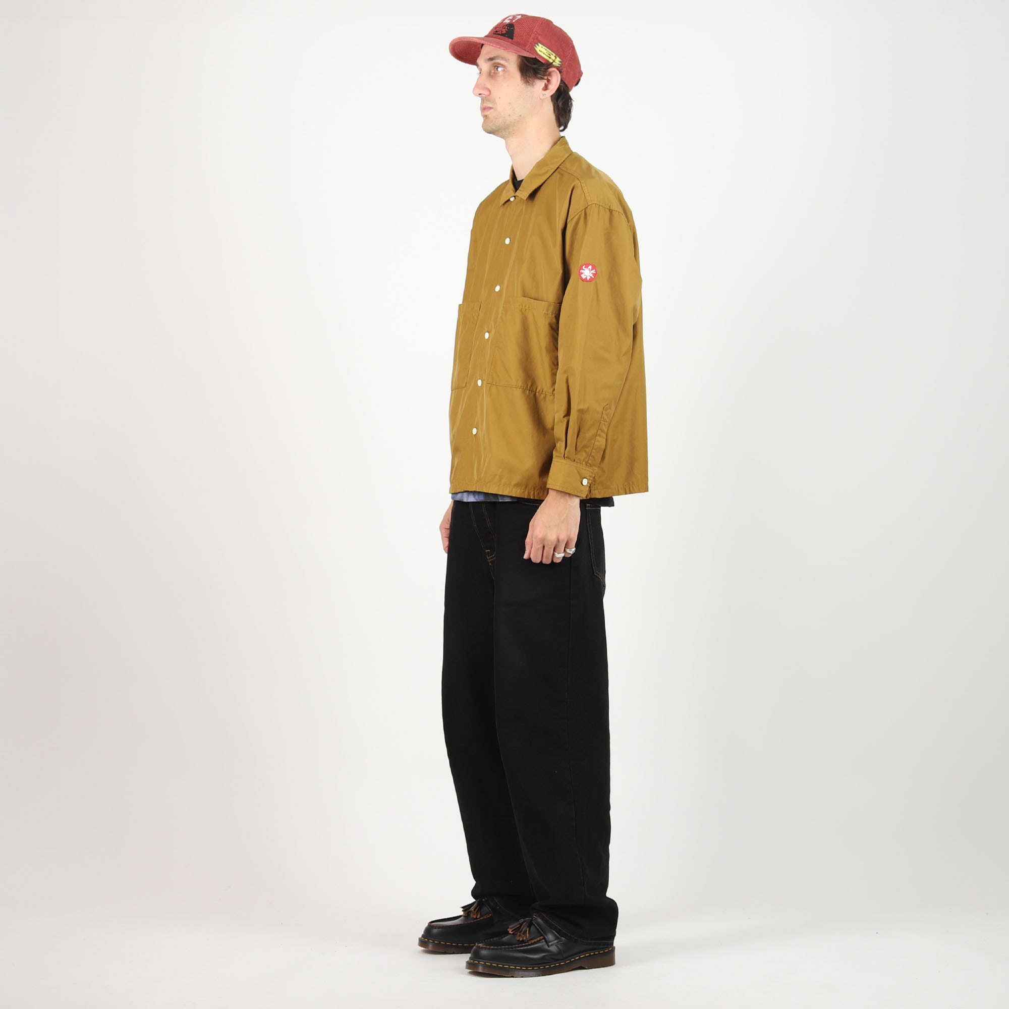 CN Twill Open Shirt - Brown product photo
