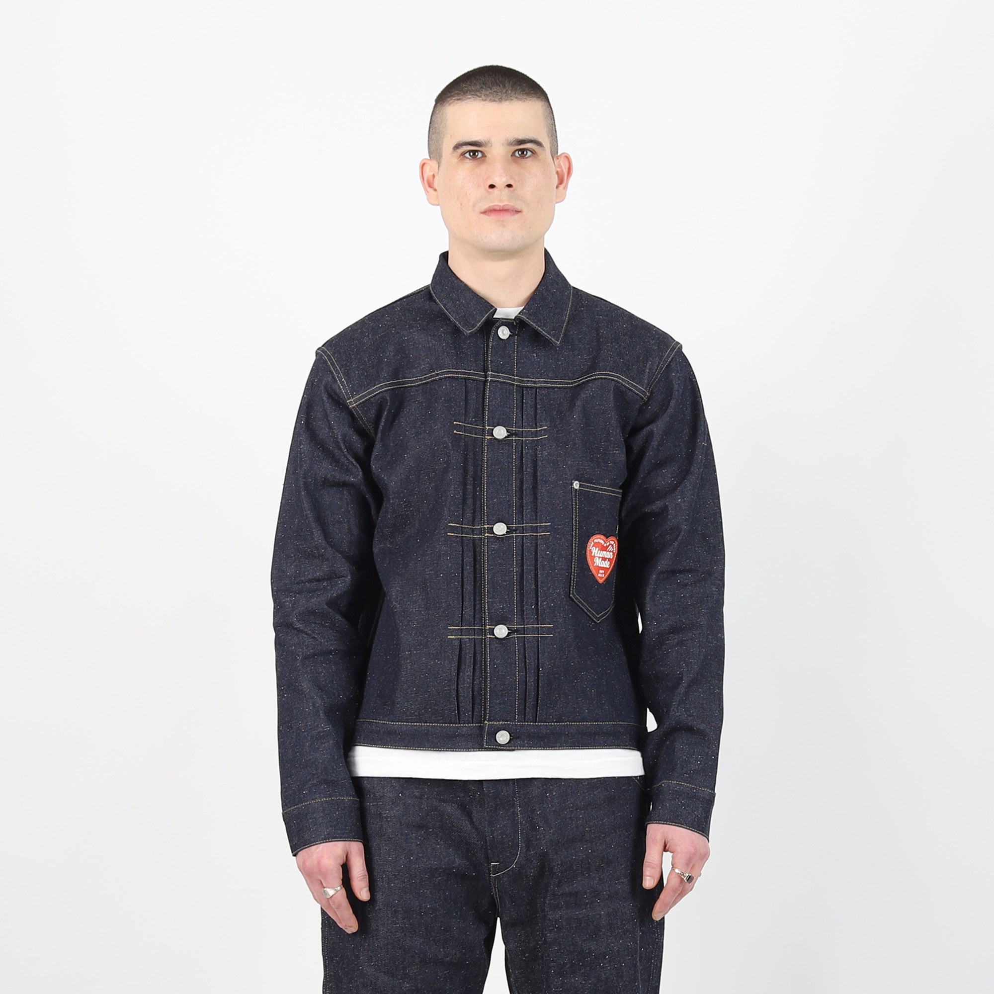Denim Work Jacket Rigid - Indigo product photo