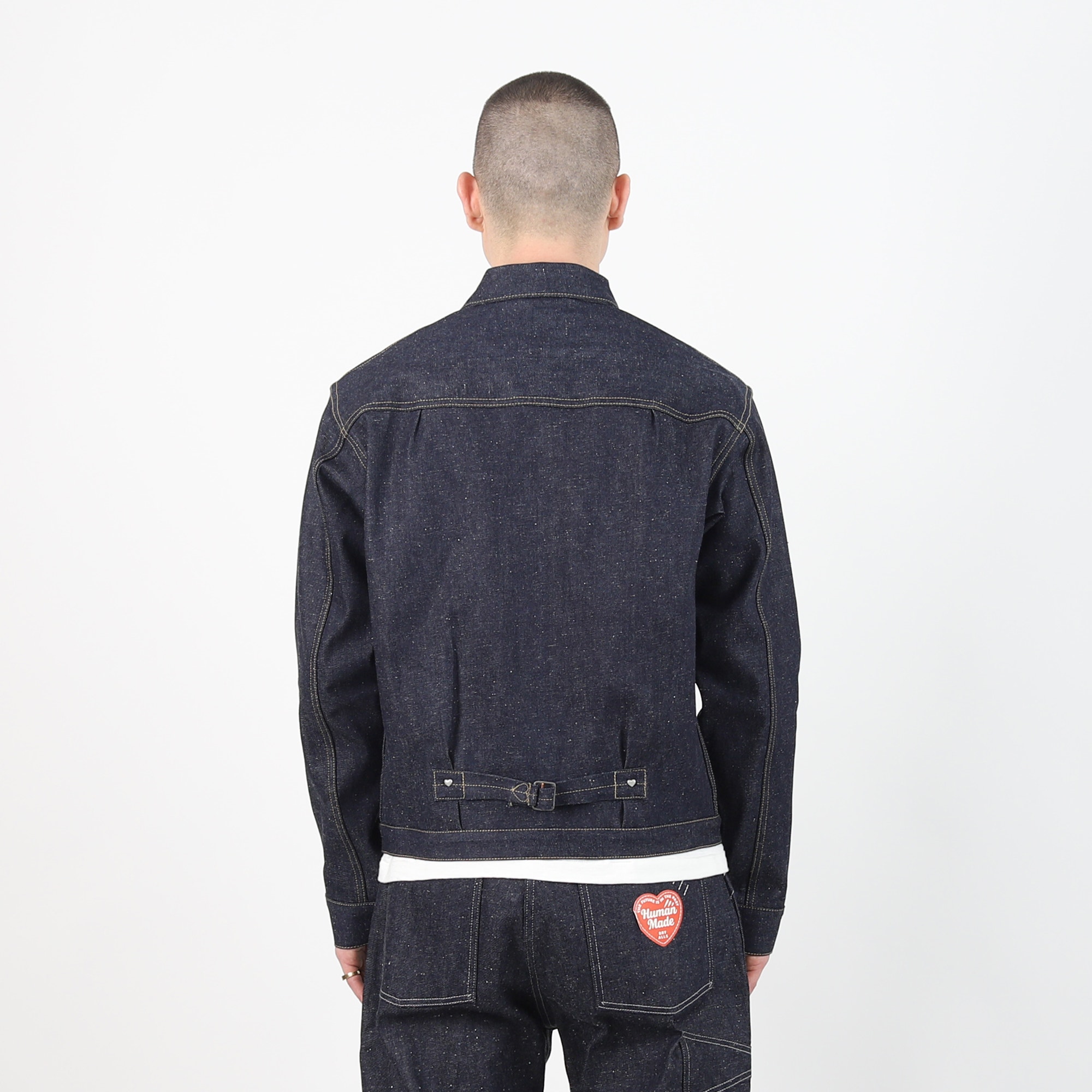 Denim Work Jacket Rigid - Indigo product photo