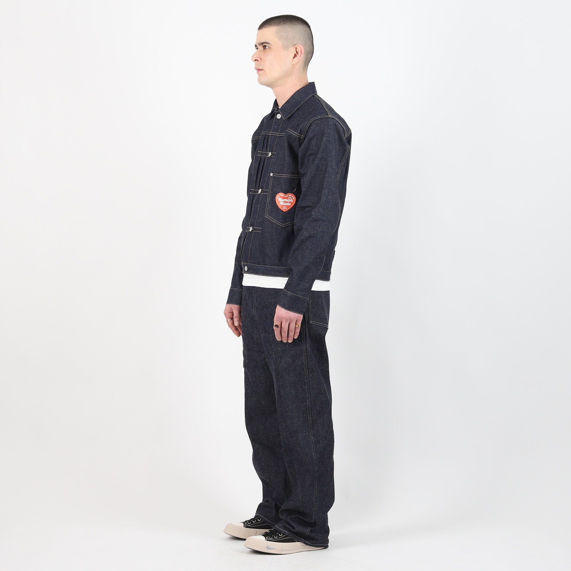 Denim Work Jacket Rigid - Indigo product photo