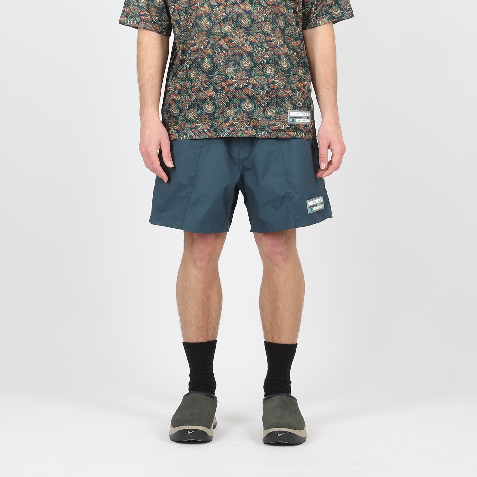 Iridescent Tang Pang Shorts - Green product photo