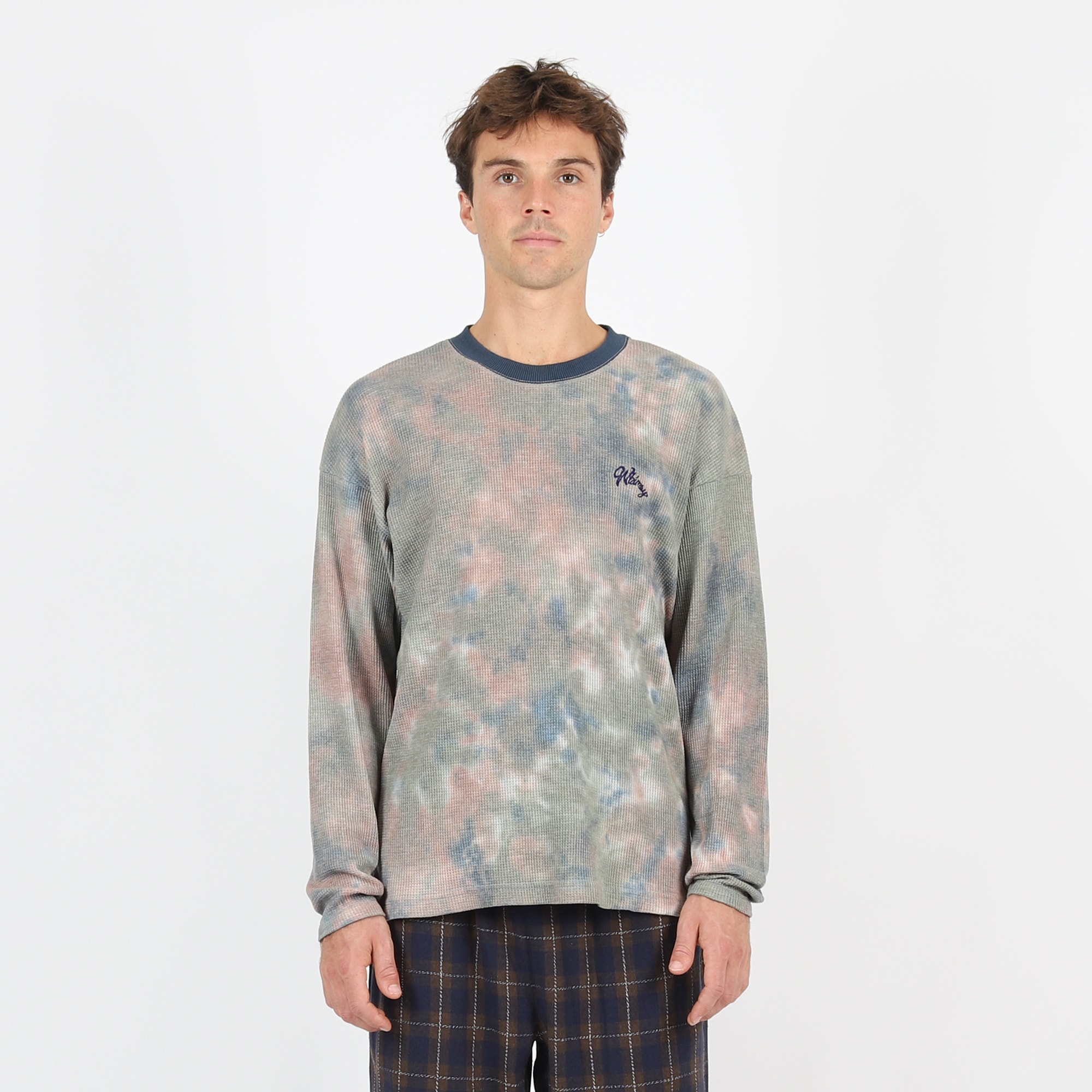 Tie Dye Thermal - Olive product photo