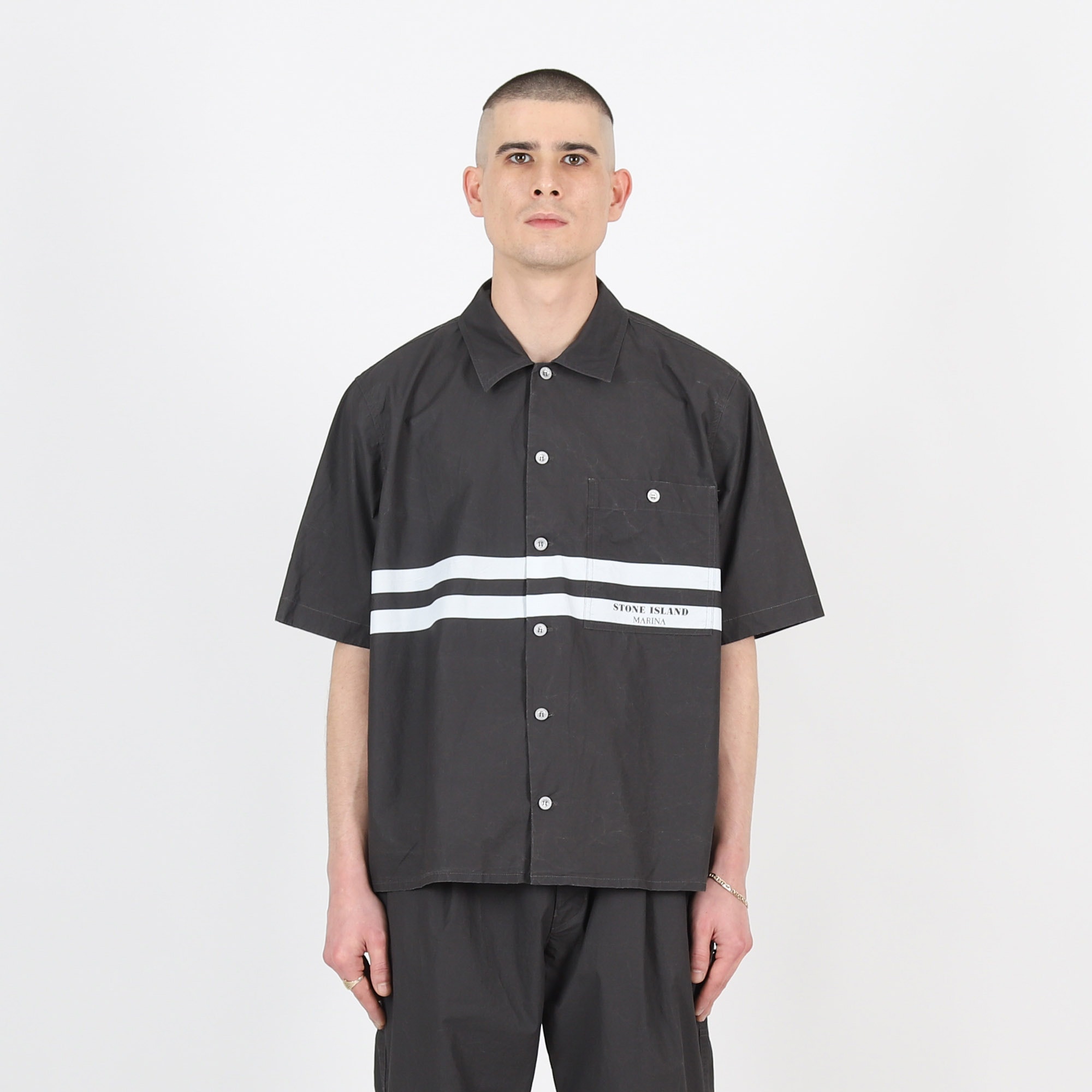 110X3 Overshirt - Charcoal product photo