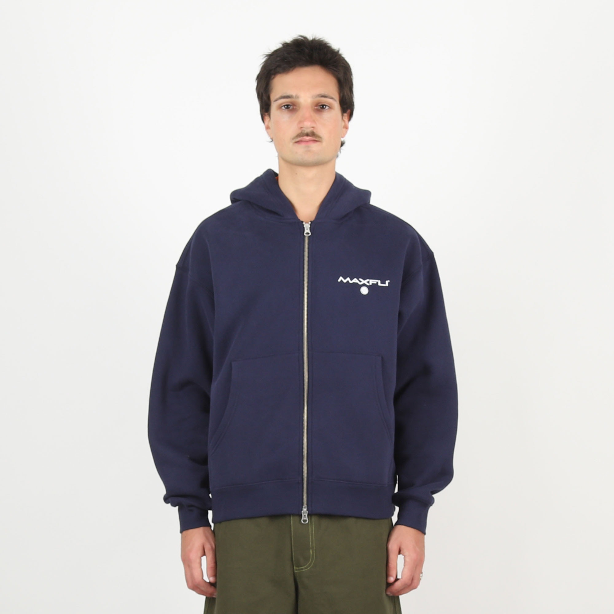 Maxfli Zip Hooded Sweatshirt - Navy product photo