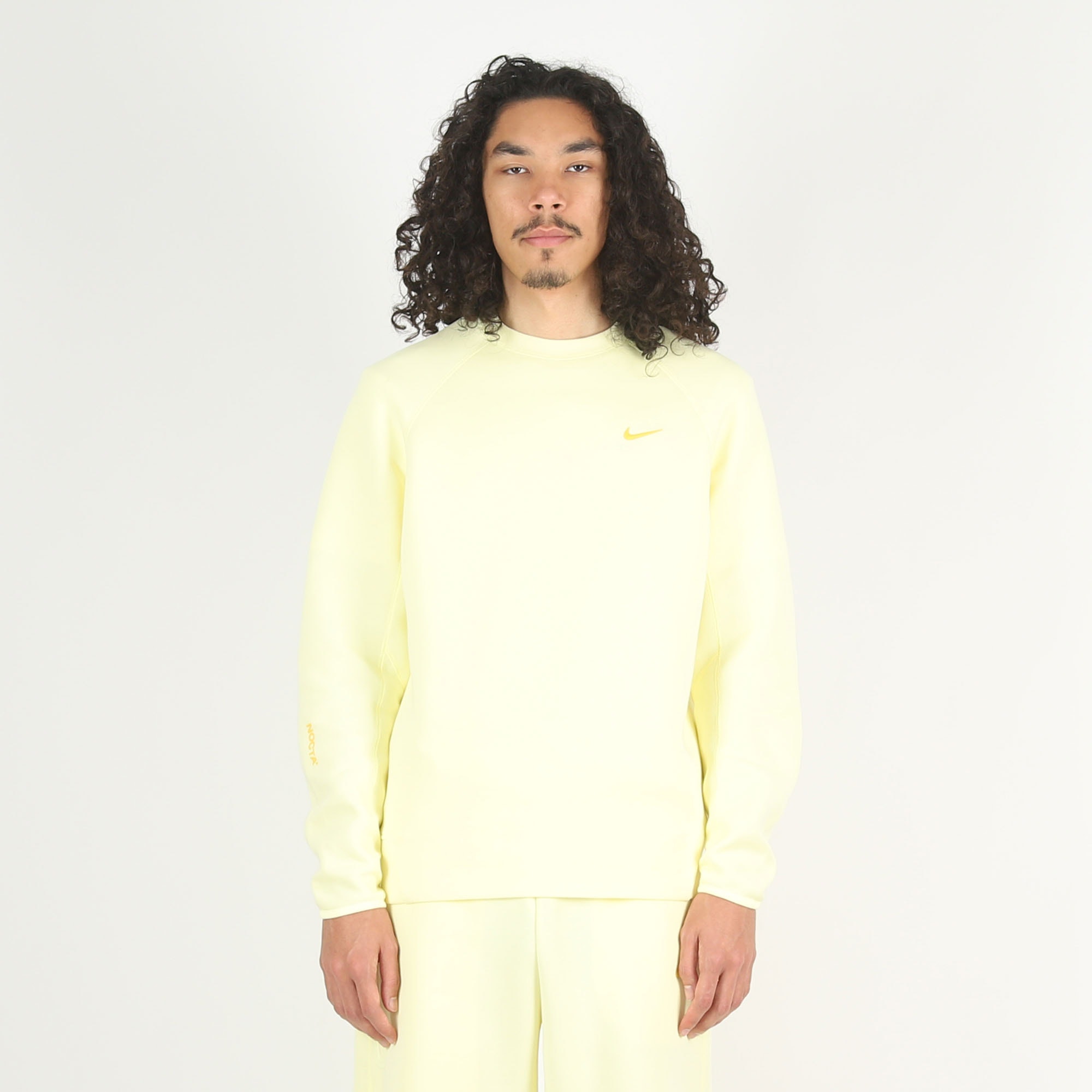 NOCTA Tech Fleece FLC Crew - Citron Tint product photo