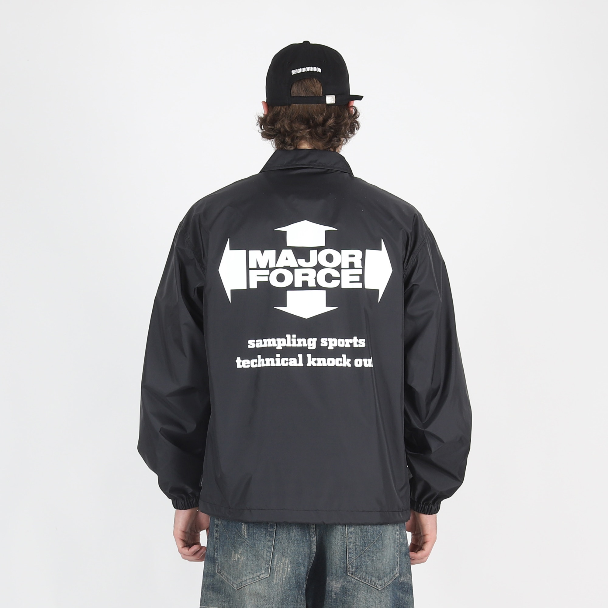 NH X Major Force Windbreaker Jacket - Black product photo